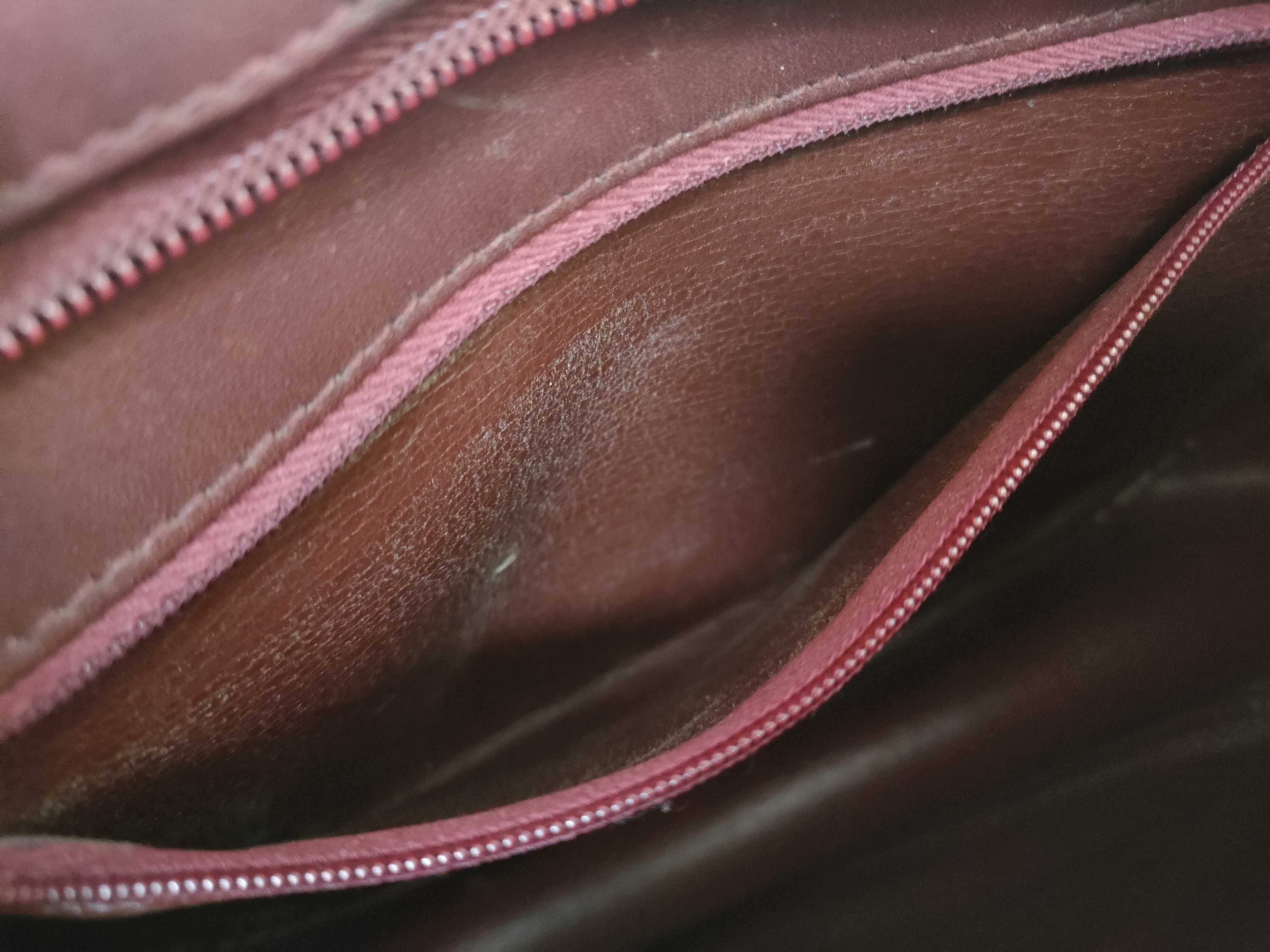 shoulder bag, leather, red. — view 11