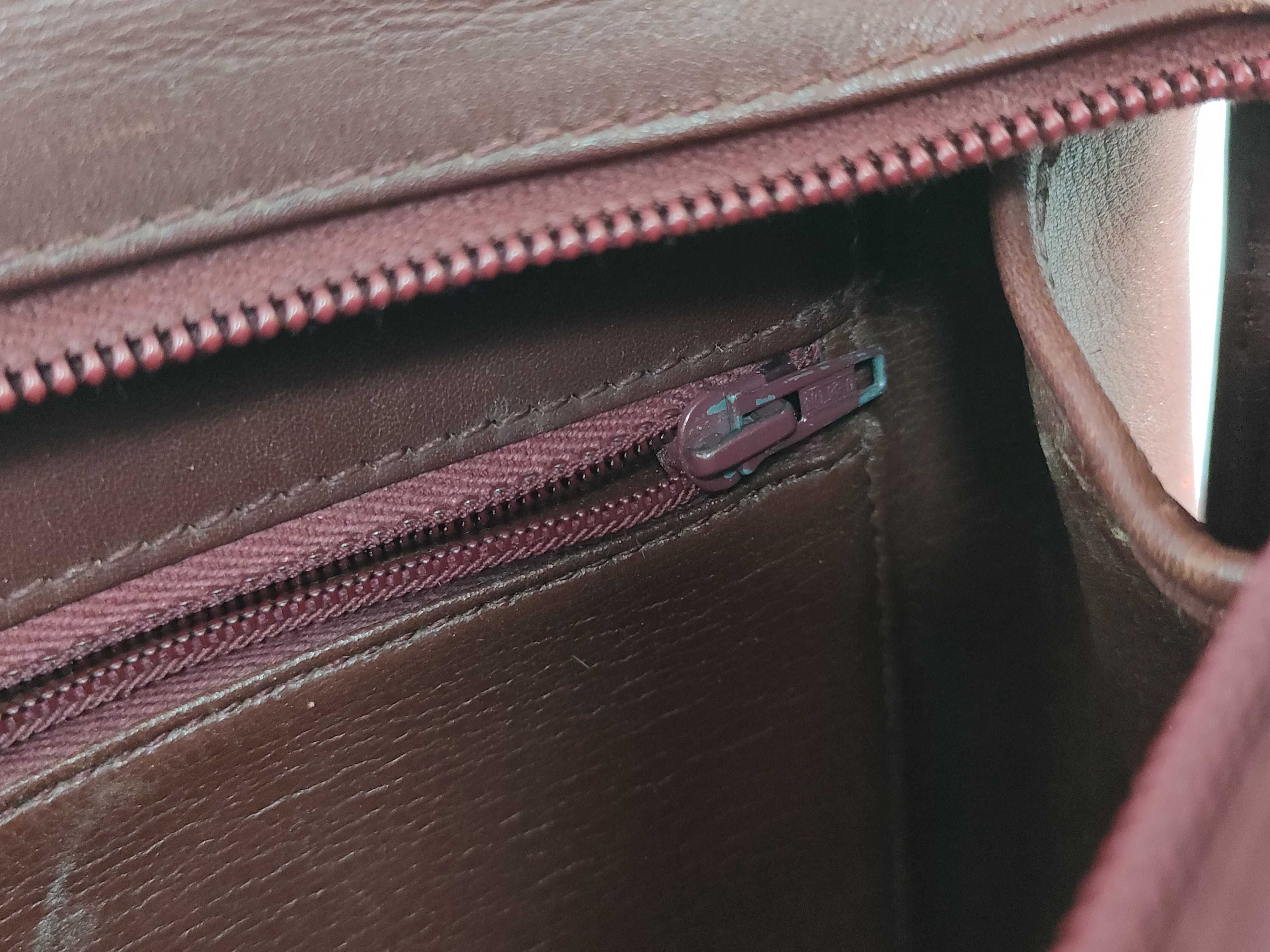 shoulder bag, leather, red. — view 13