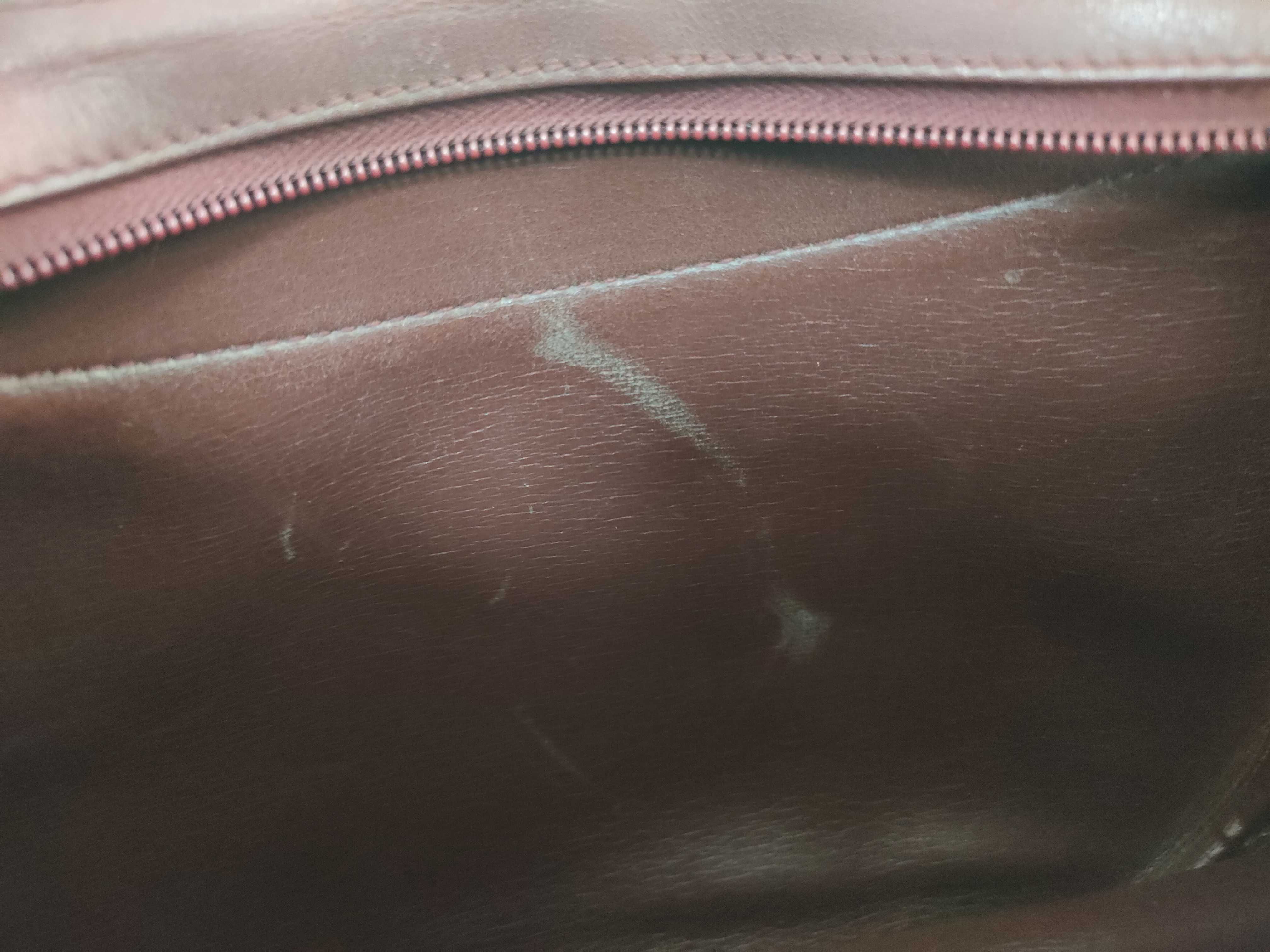 shoulder bag, leather, red. — view 14