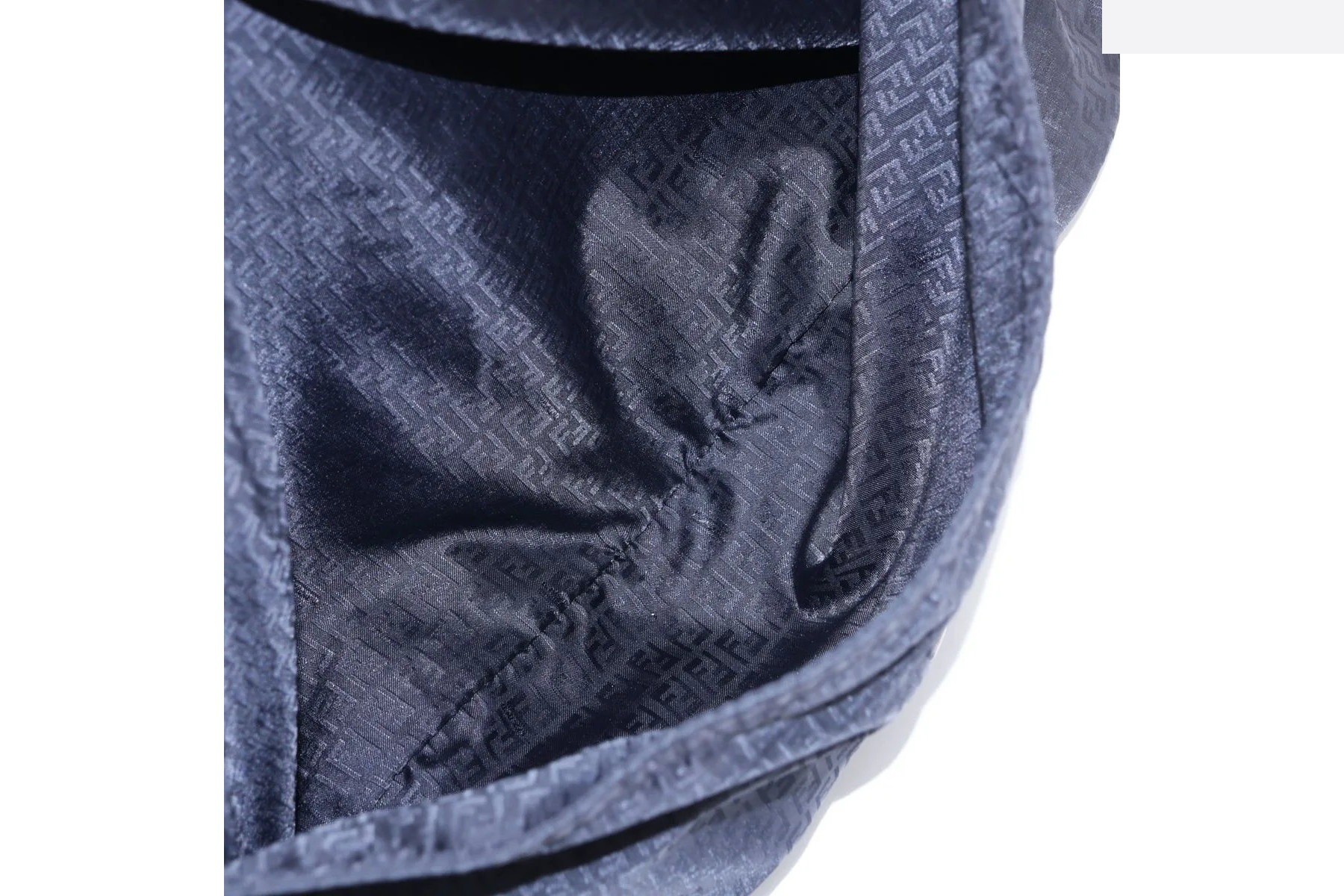 Zucchino Mamma Baguette FF Hardware Leather Shoulder Bag — view 6
