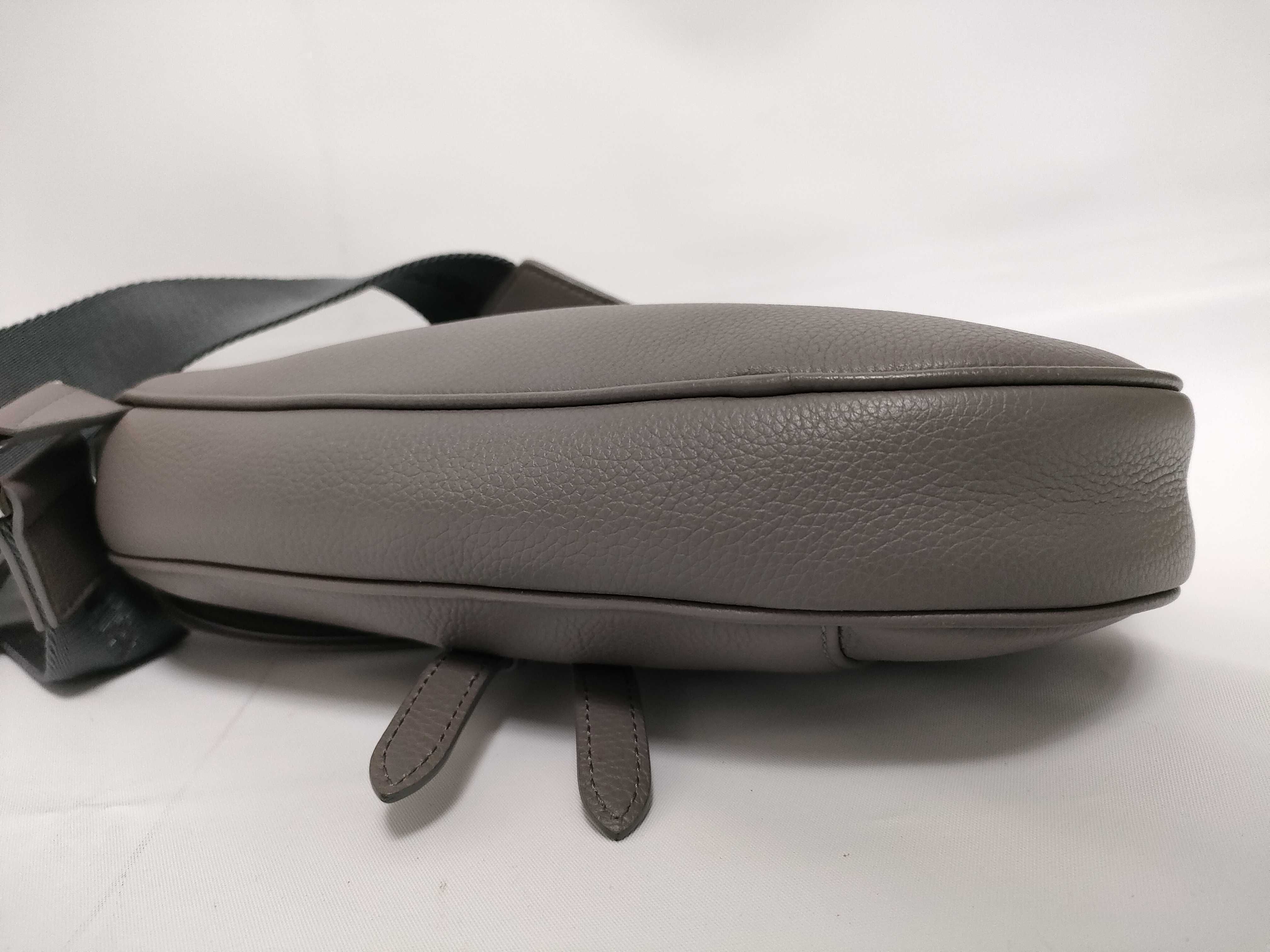 Grey Leather Waist Bag — view 3