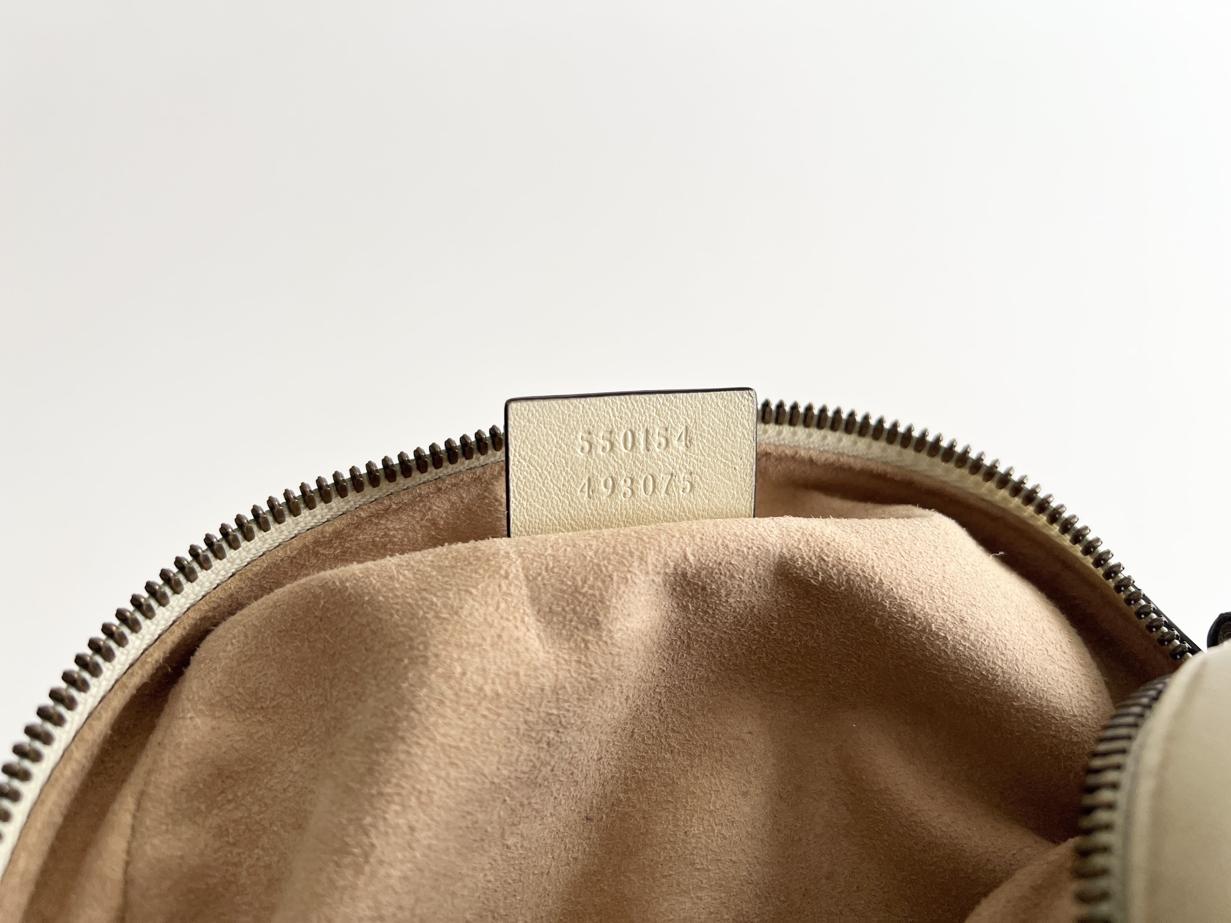 Marmont Quilted GG Logo Leather Round Chain Shoulder Bag — view 7
