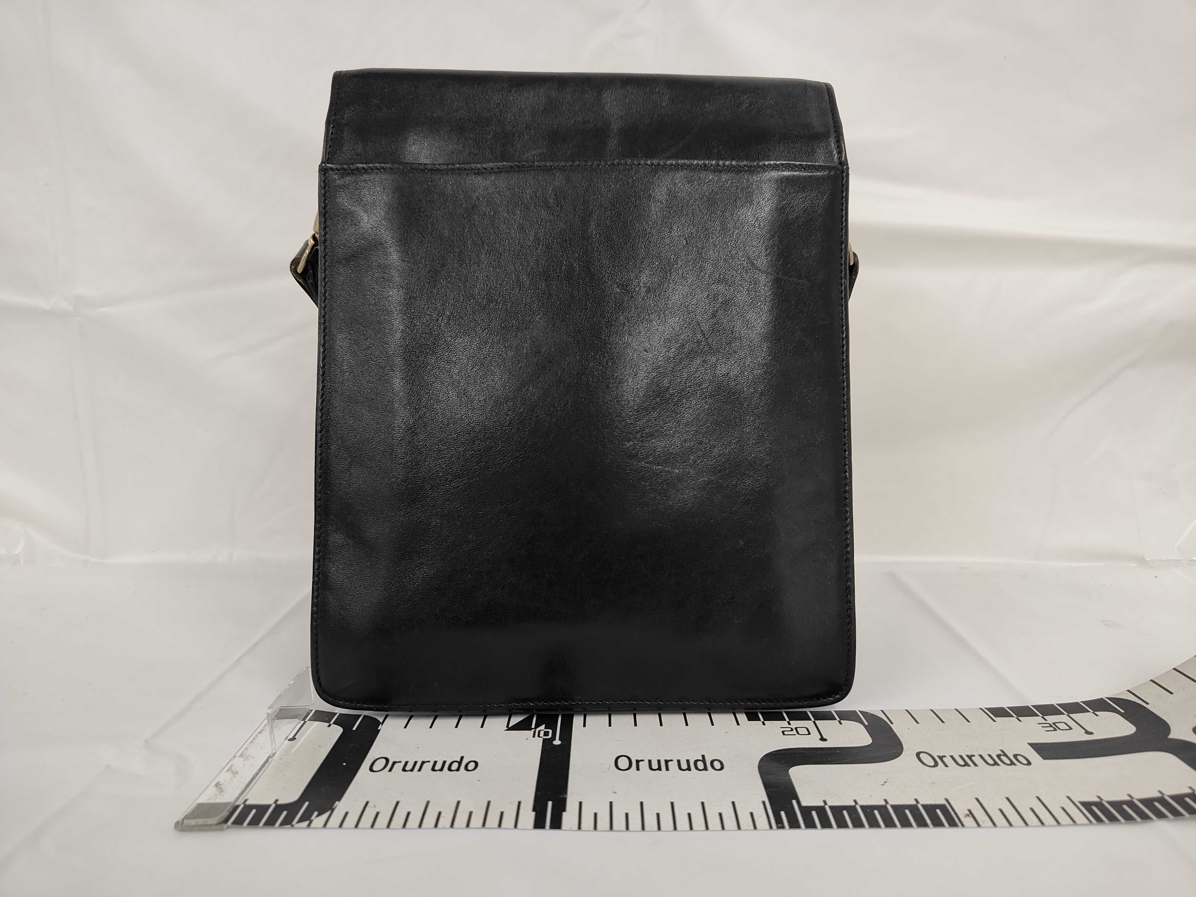 Leather Shoulder Bag, Black - Shoulder Bag — view 2