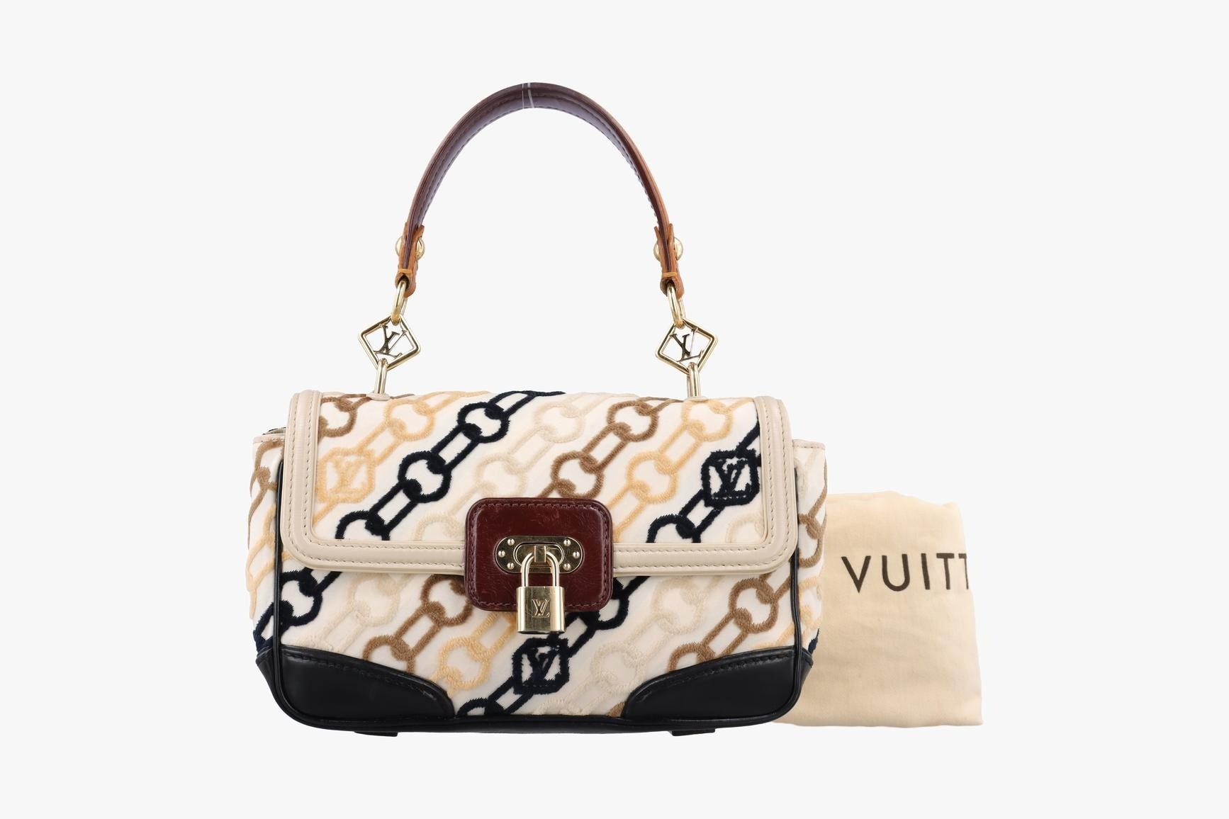 Dolly - Cotton x Velvet x Leather - Black x White x Multicolor