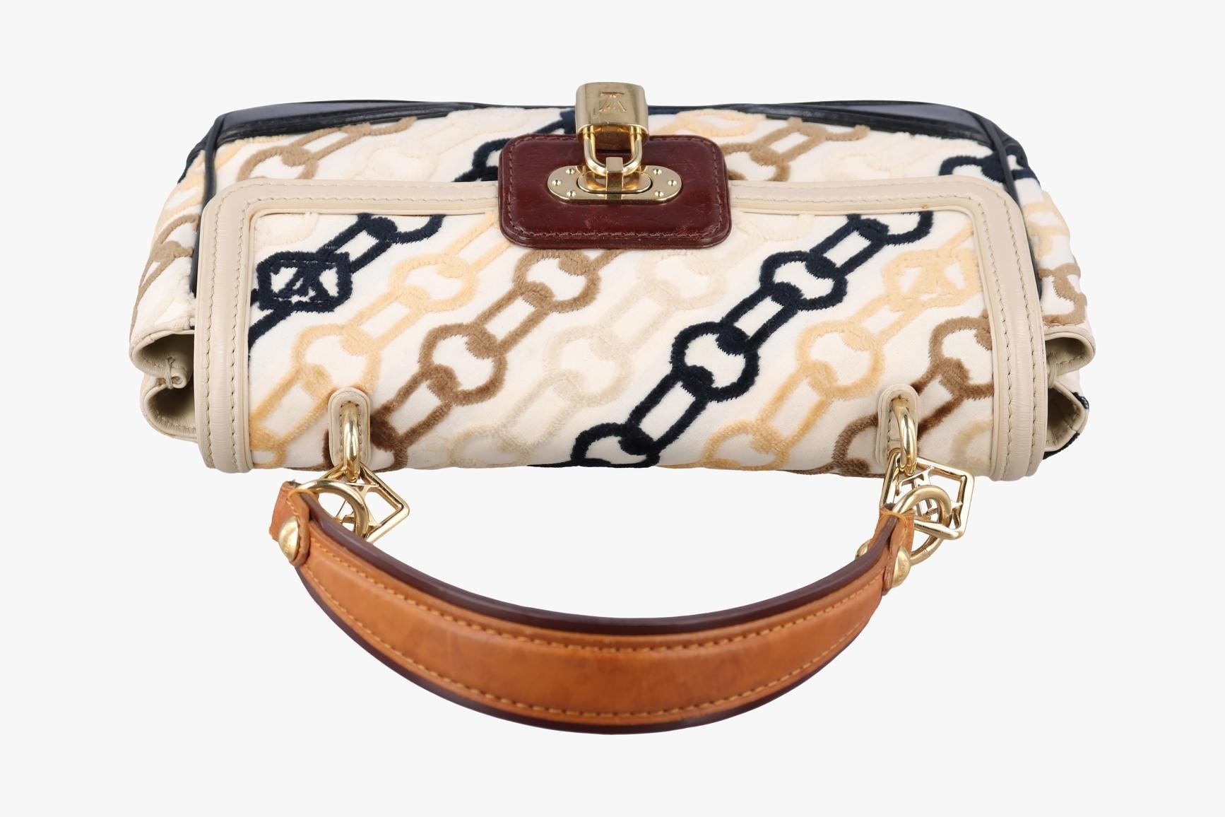 Dolly - Cotton x Velvet x Leather - Black x White x Multicolor — view 5