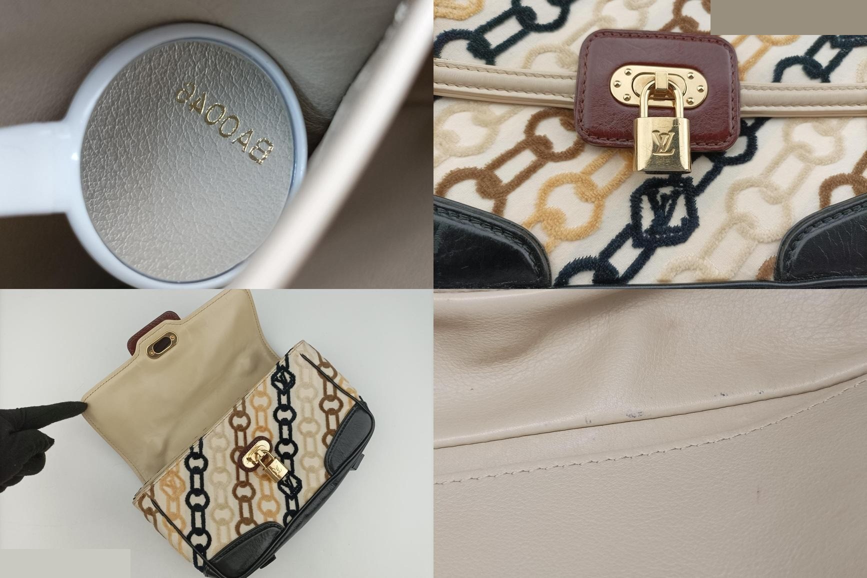 Dolly - Cotton x Velvet x Leather - Black x White x Multicolor — view 8
