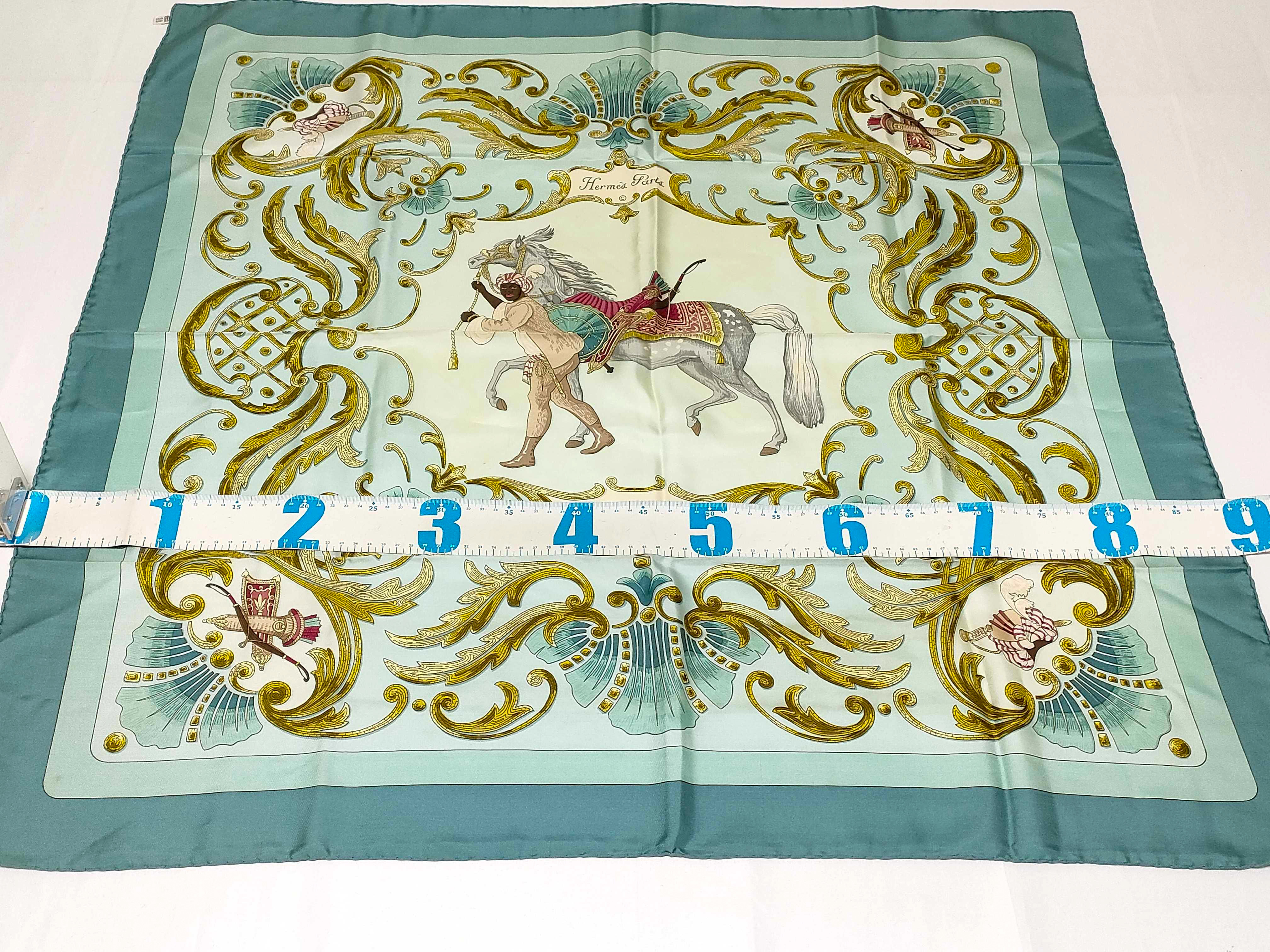 Carre 90 CHEVAL TURC Christiane Vousel Silk Other Accessories — view 2