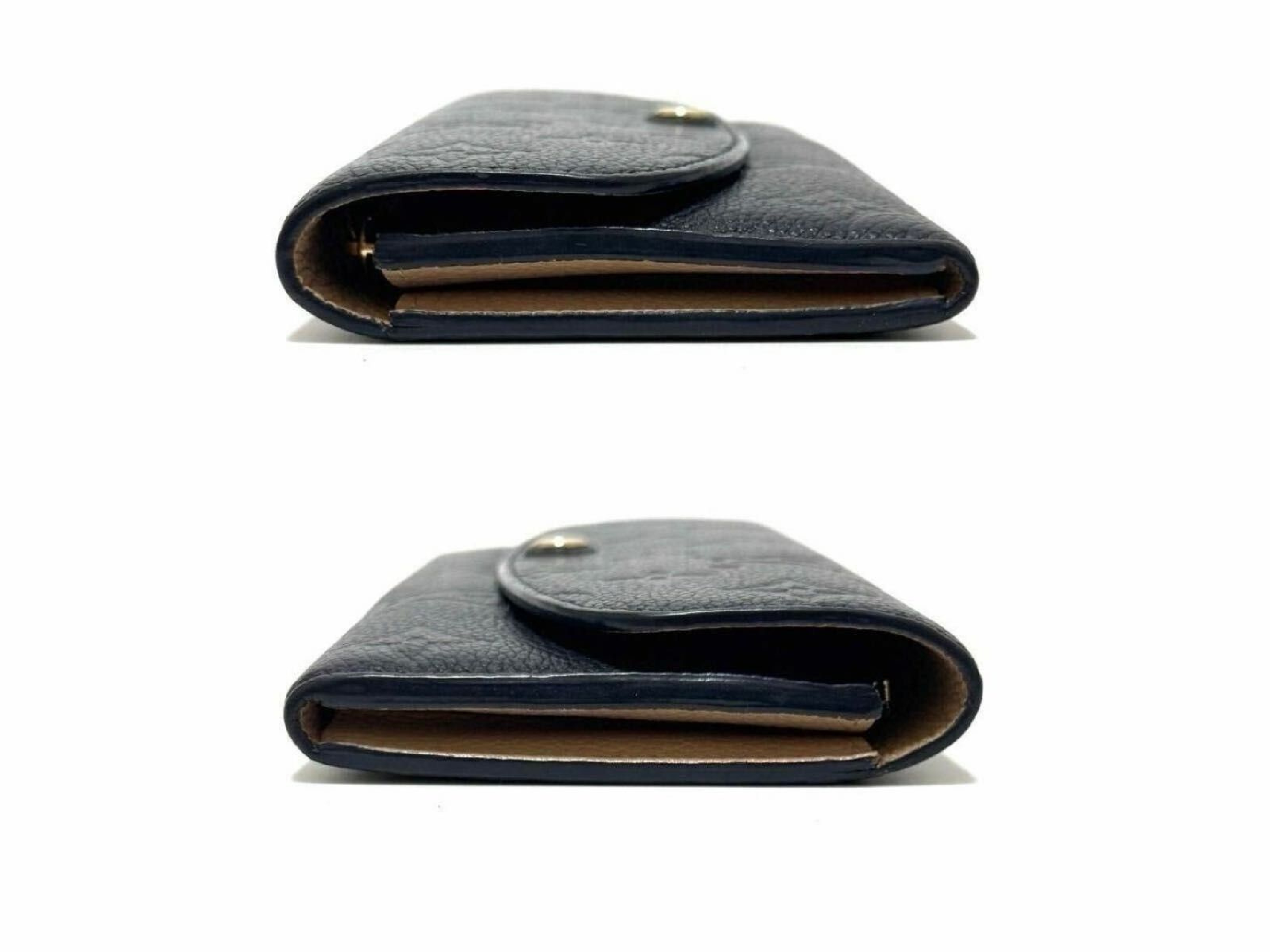 M62369 Monogram Empreinte Portefeuille Emilie Long Wallet, Black Leather — view 4