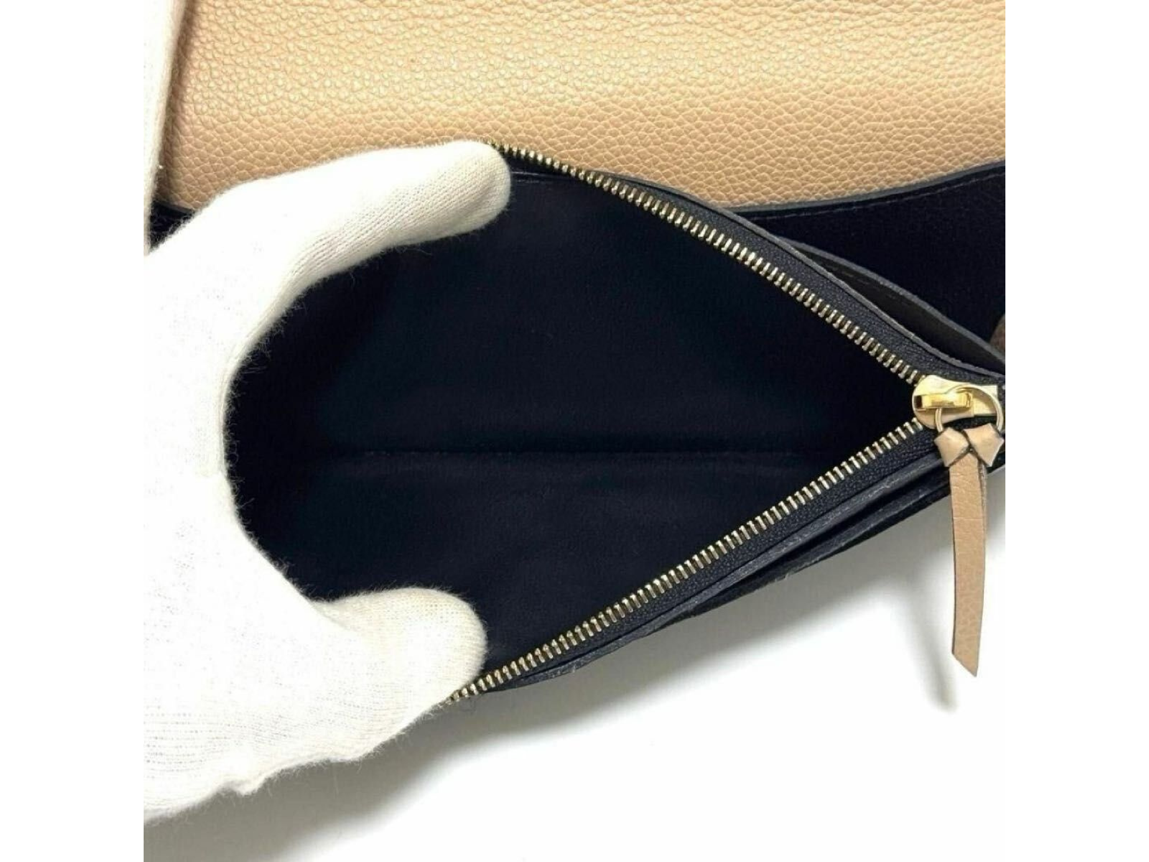 M62369 Monogram Empreinte Portefeuille Emilie Long Wallet, Black Leather — view 8