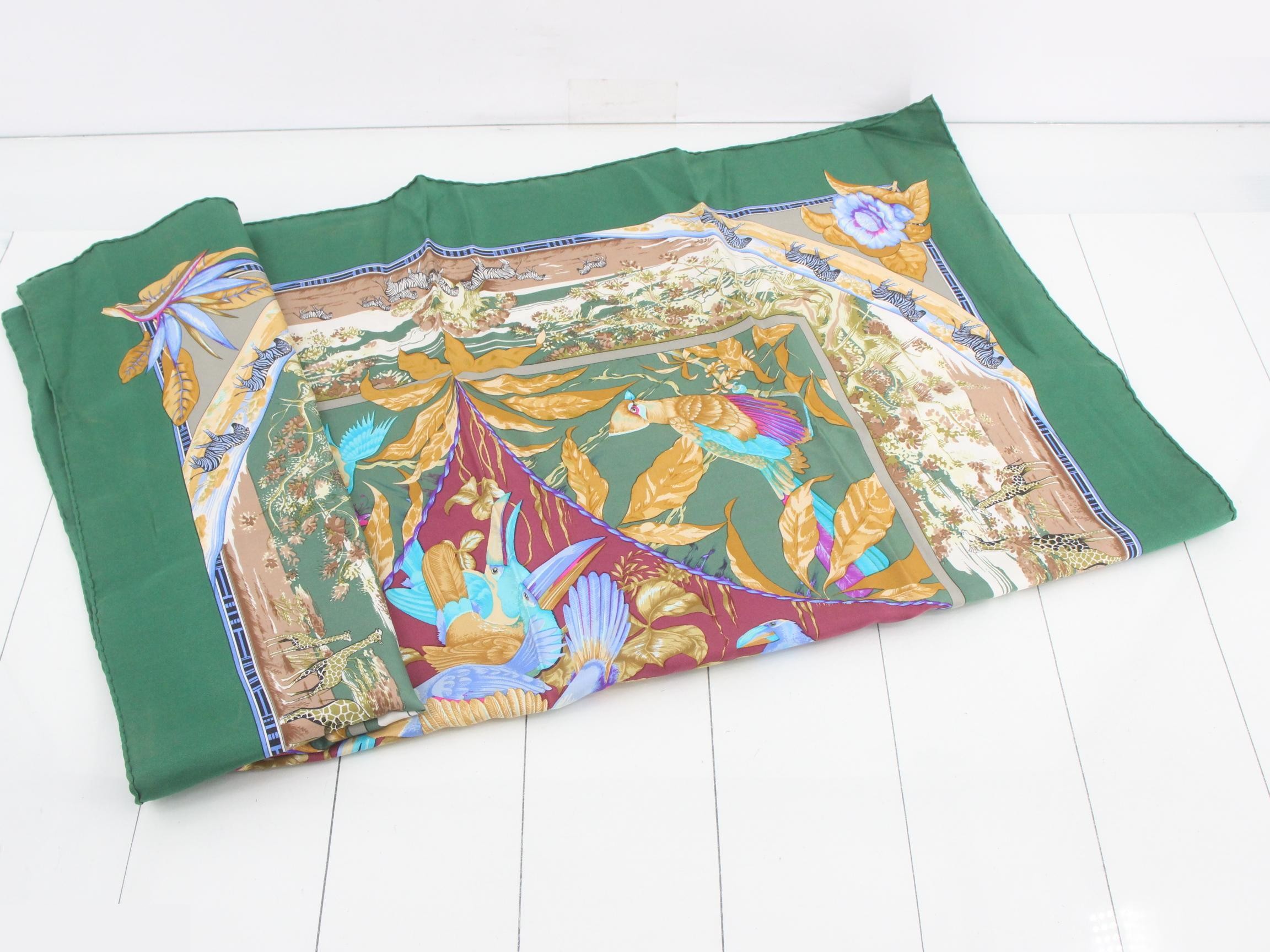Carre 90 Tropic Silk Scarf — view 3