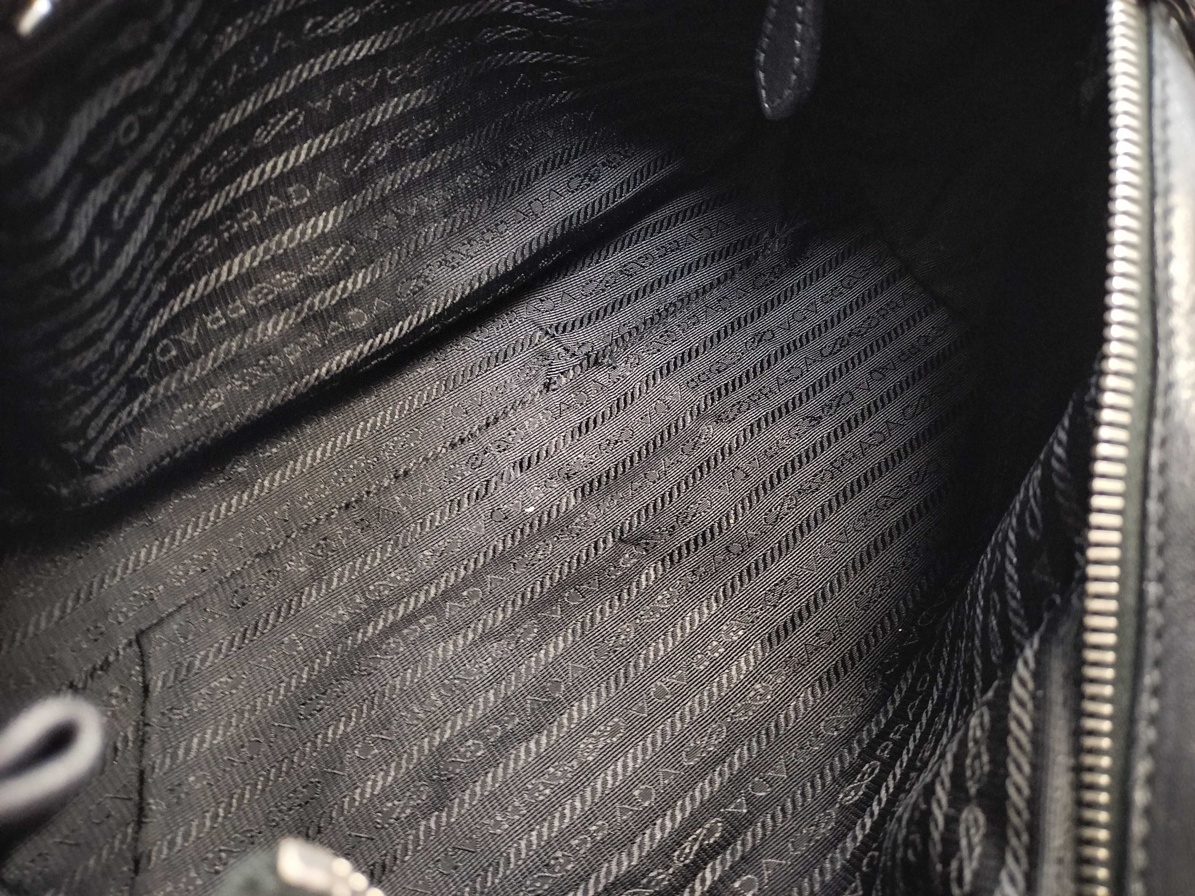 Leather Black Tote Bag — view 10