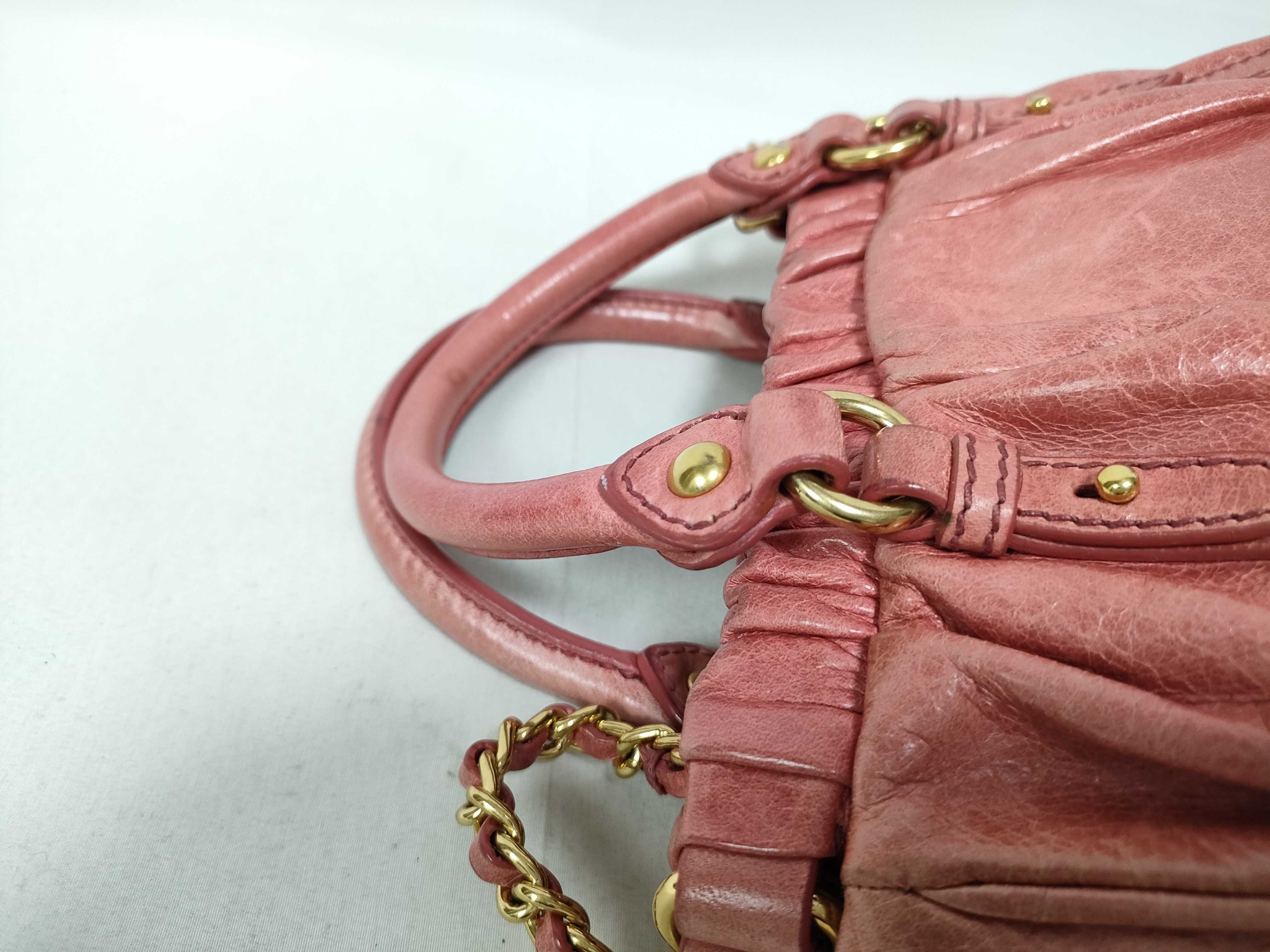 Vitello Luxe Handbag, 2-way Shoulder Bag, Gathered Handbag — view 6