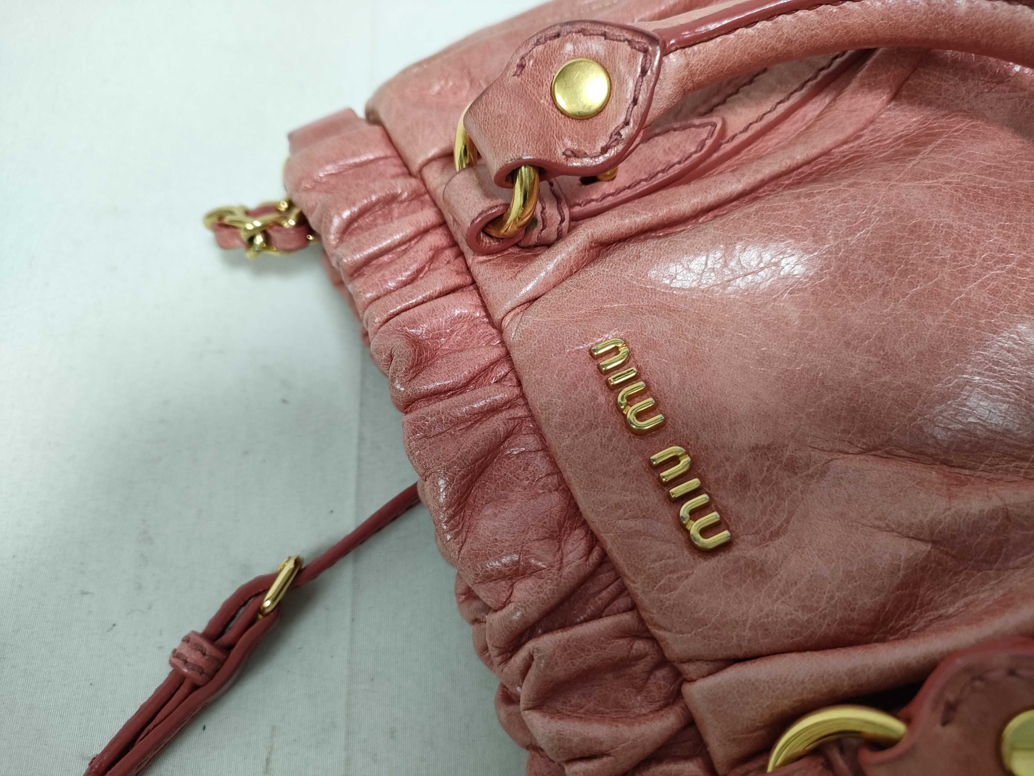 Vitello Luxe Handbag, 2-way Shoulder Bag, Gathered Handbag — view 7