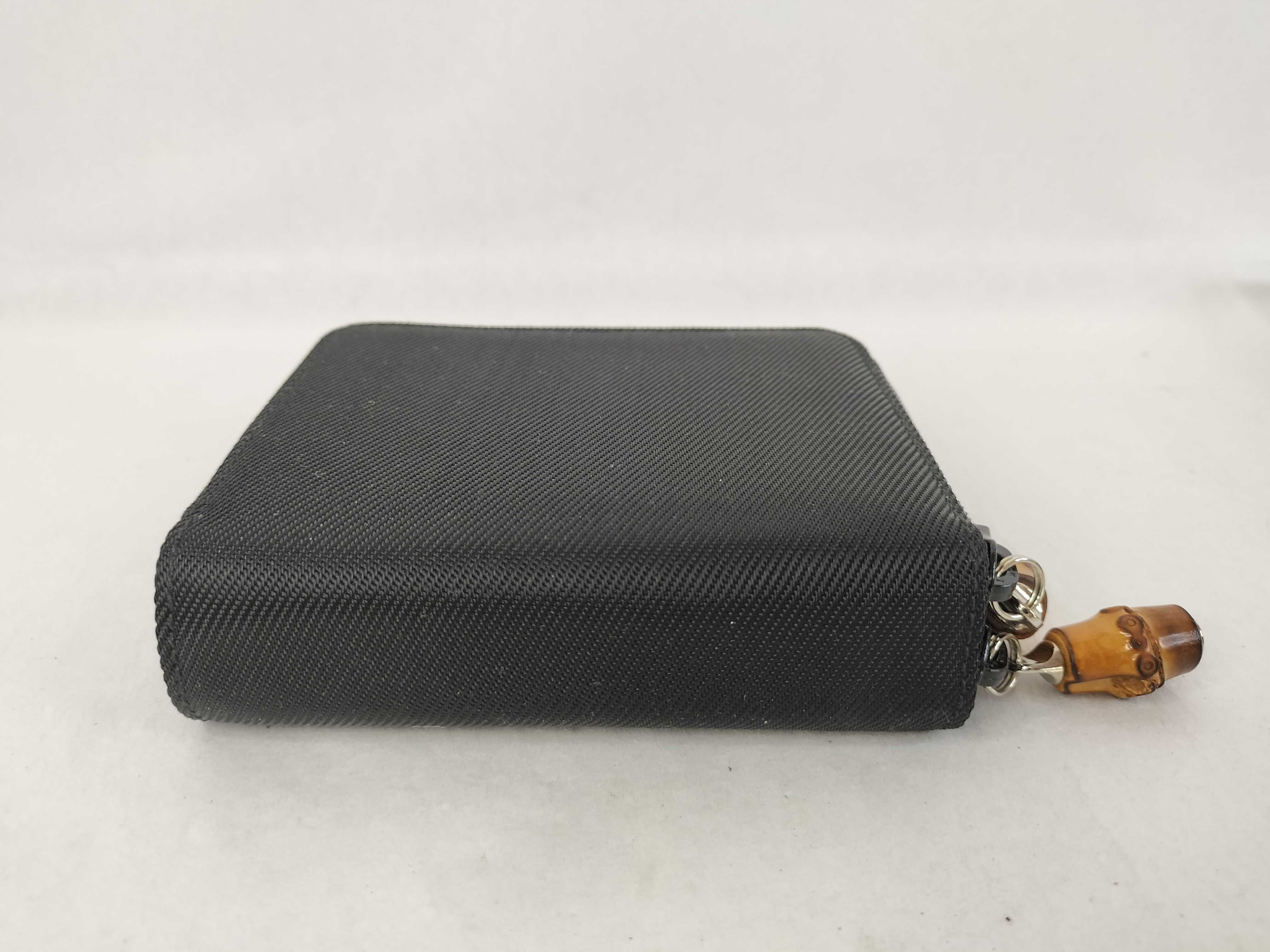 Bamboo Canvas Round Bi-fold Wallet — view 4