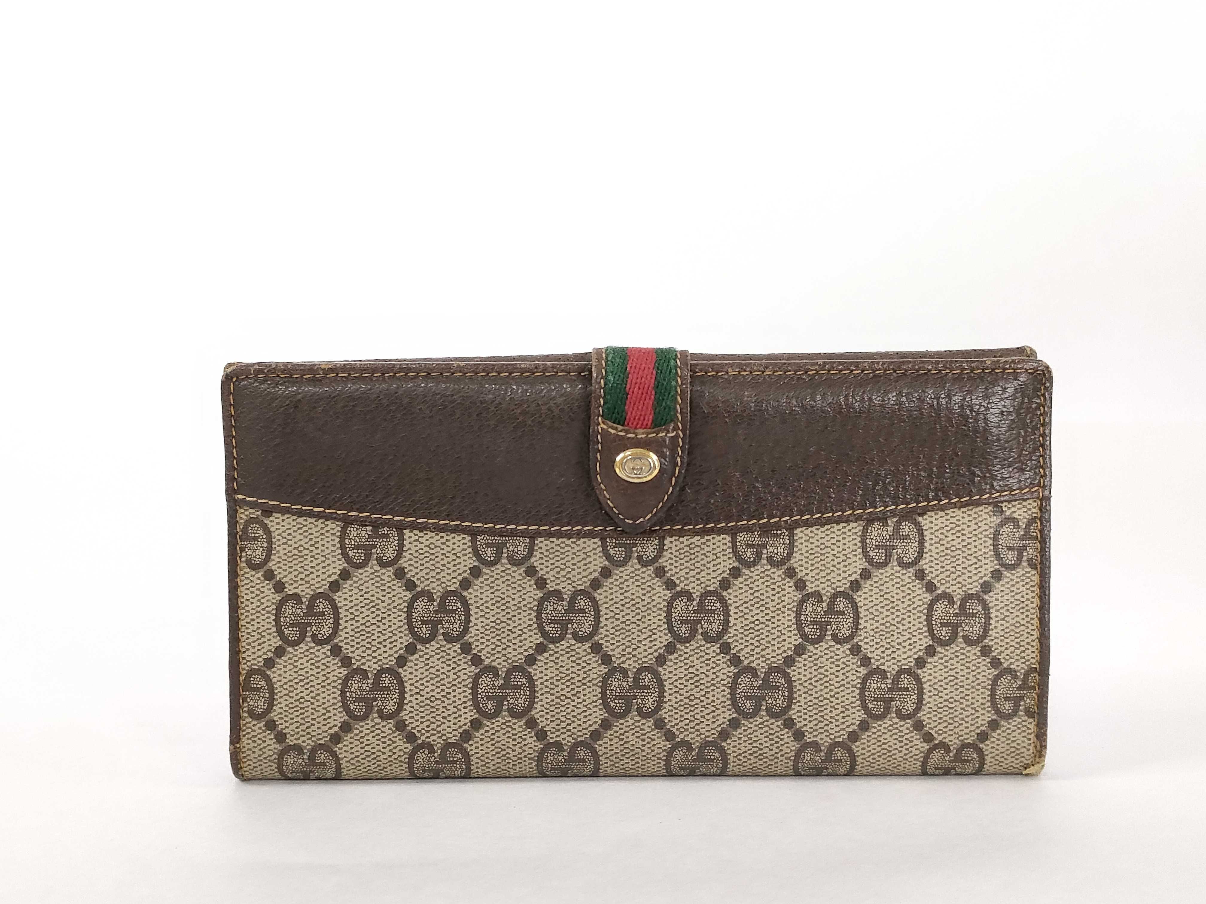 GG Sherry Line Long Wallet