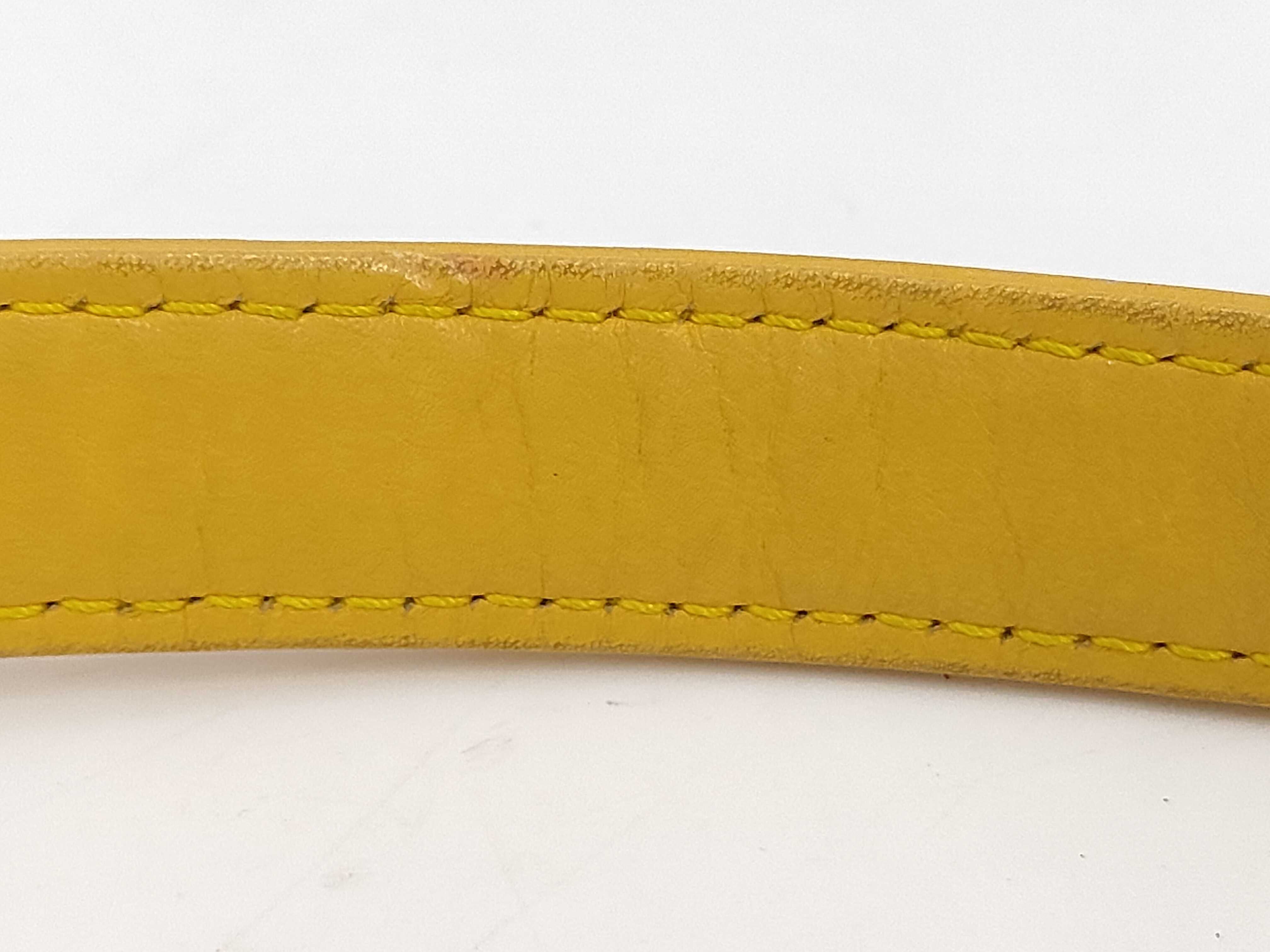 Handbag One Shoulder Leather Yellow Shoulder Bag — view 4