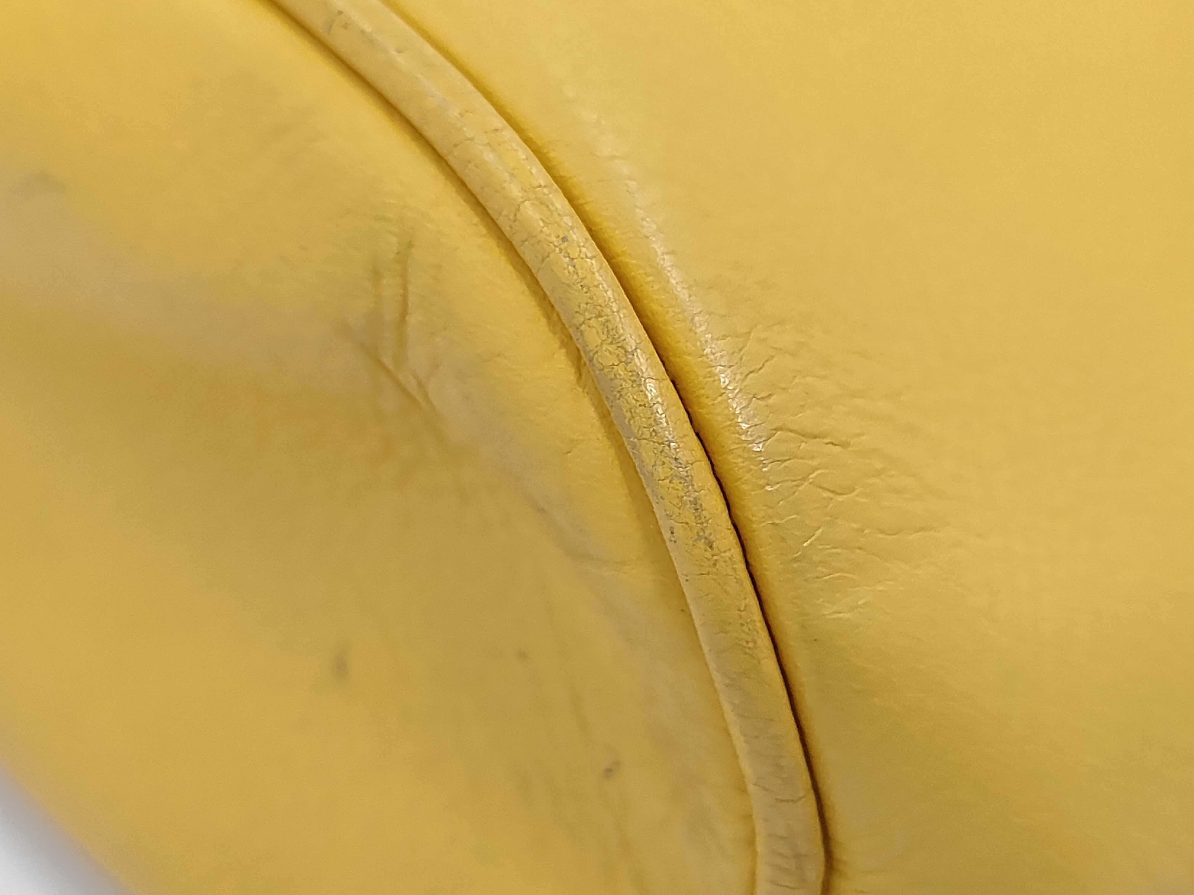 Handbag One Shoulder Leather Yellow Shoulder Bag — view 7