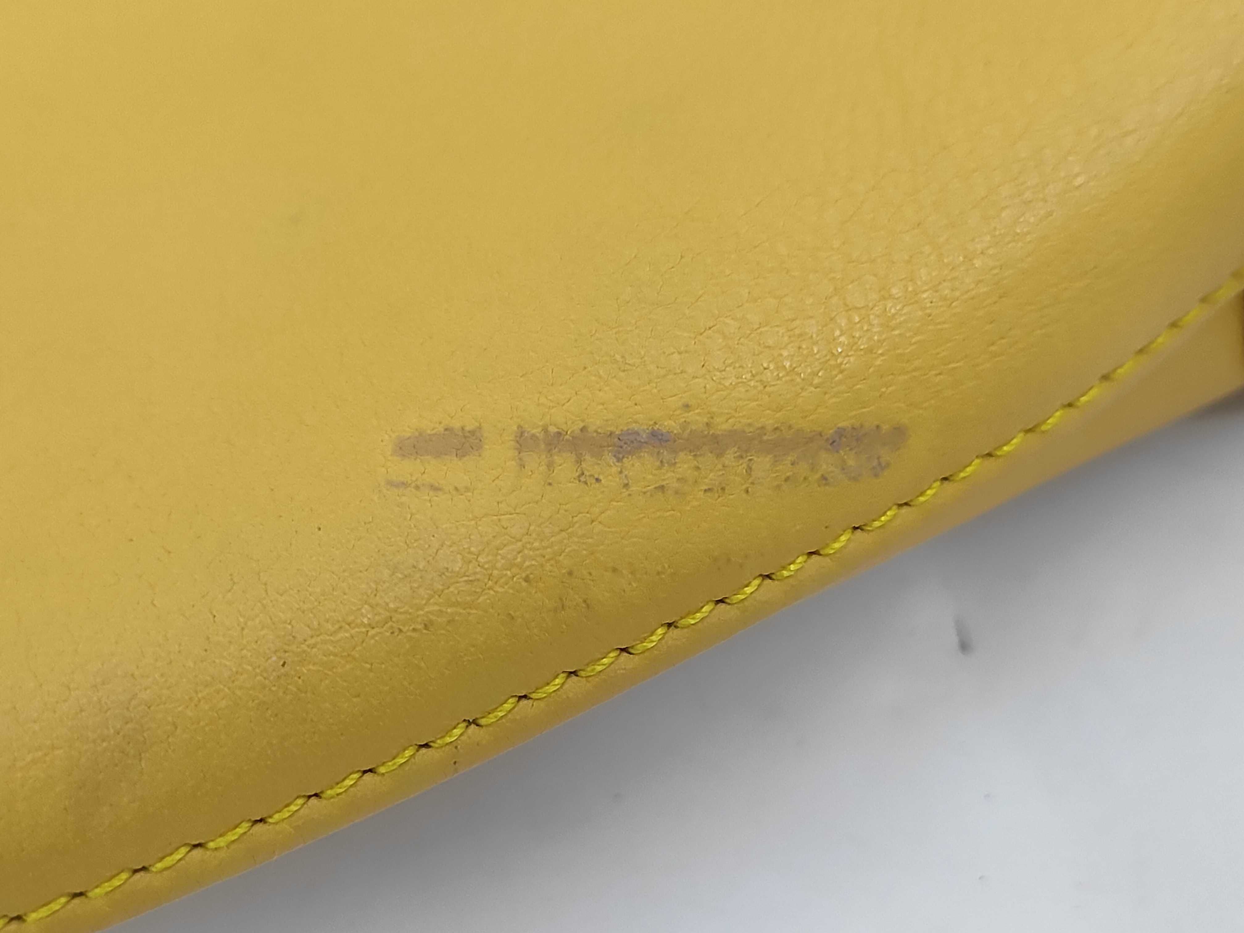 Handbag One Shoulder Leather Yellow Shoulder Bag — view 10