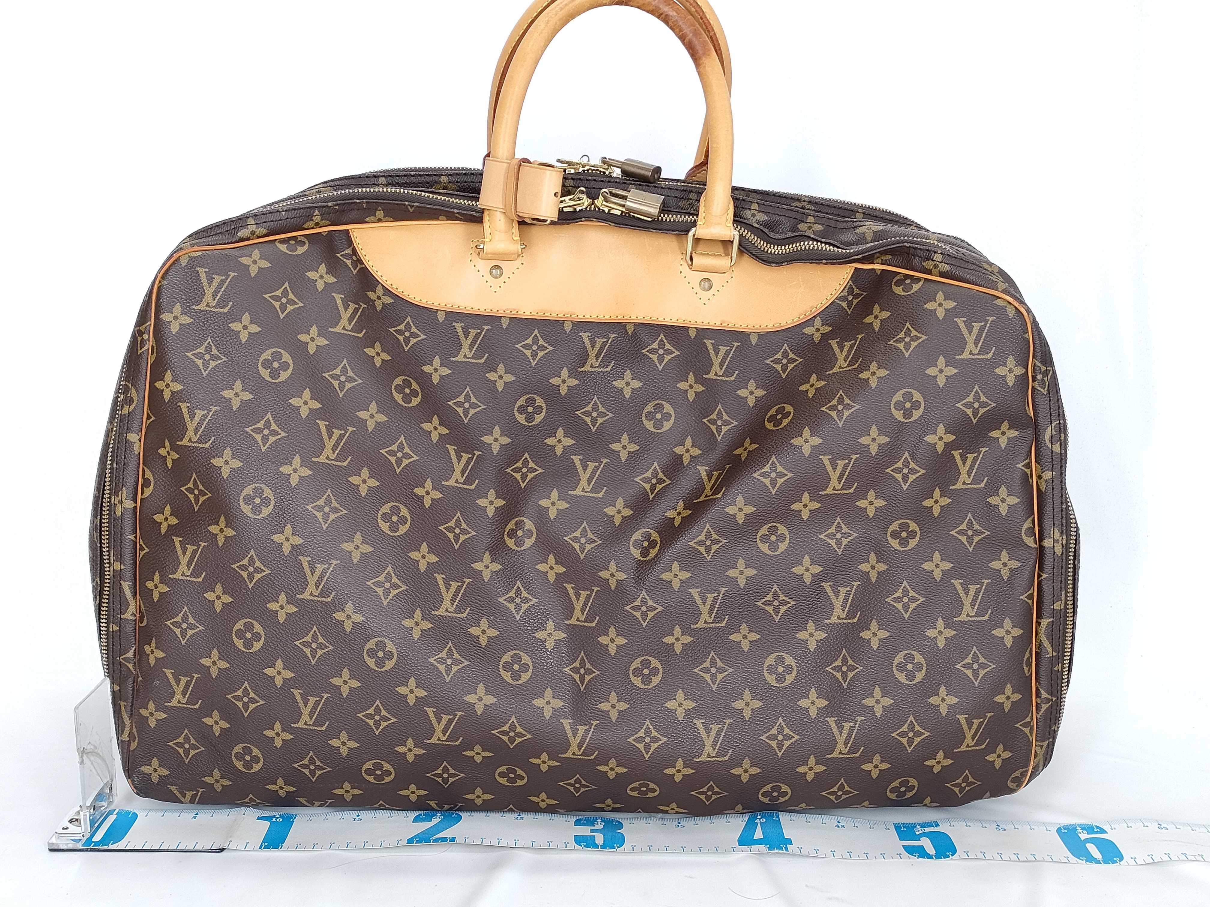 Monogram Louis Vuitton Monogram Alizé en Poche M41393 VI1926 Brown Boston Bag — view 2