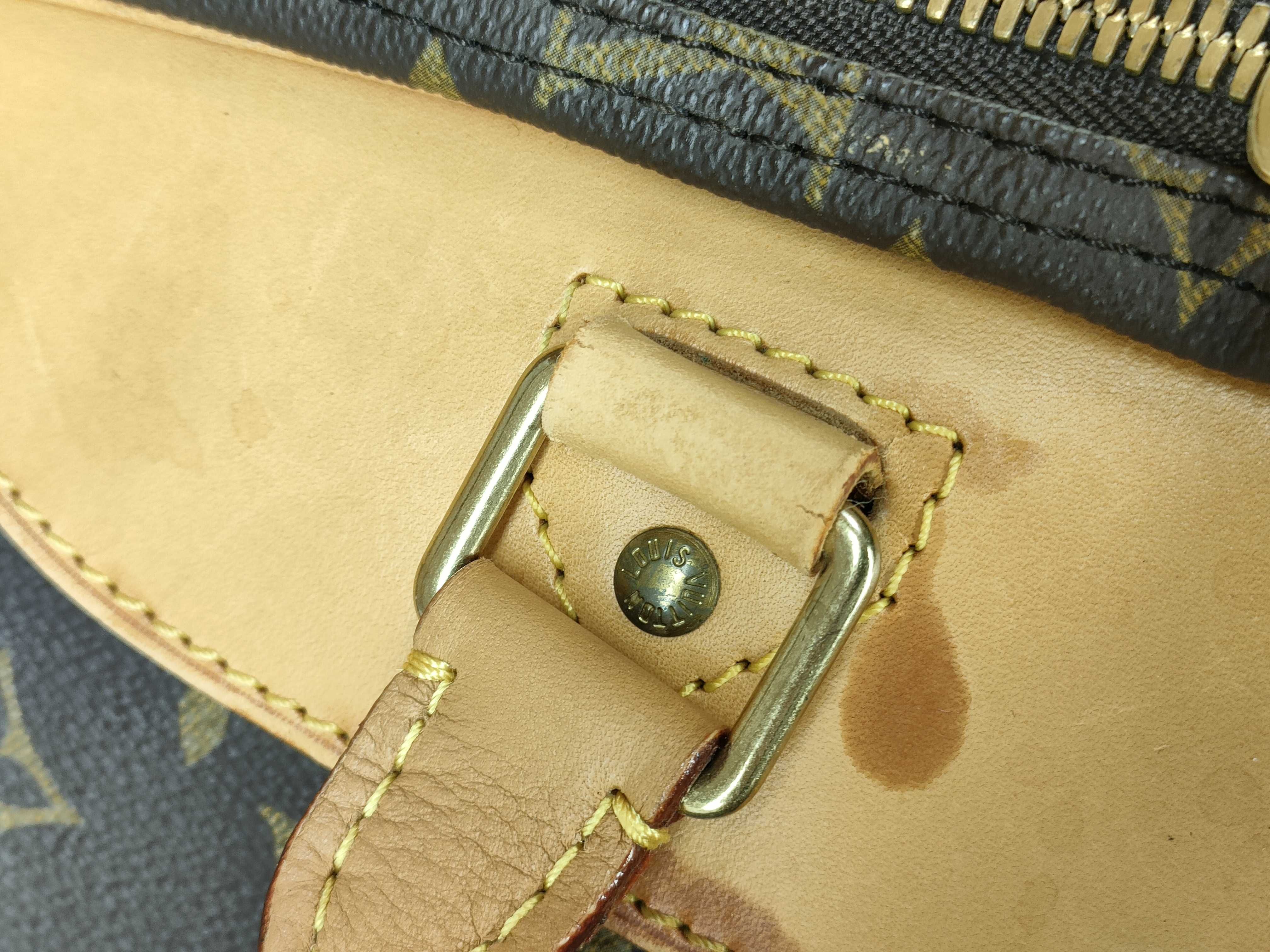 Monogram Louis Vuitton Monogram Alizé en Poche M41393 VI1926 Brown Boston Bag — view 5