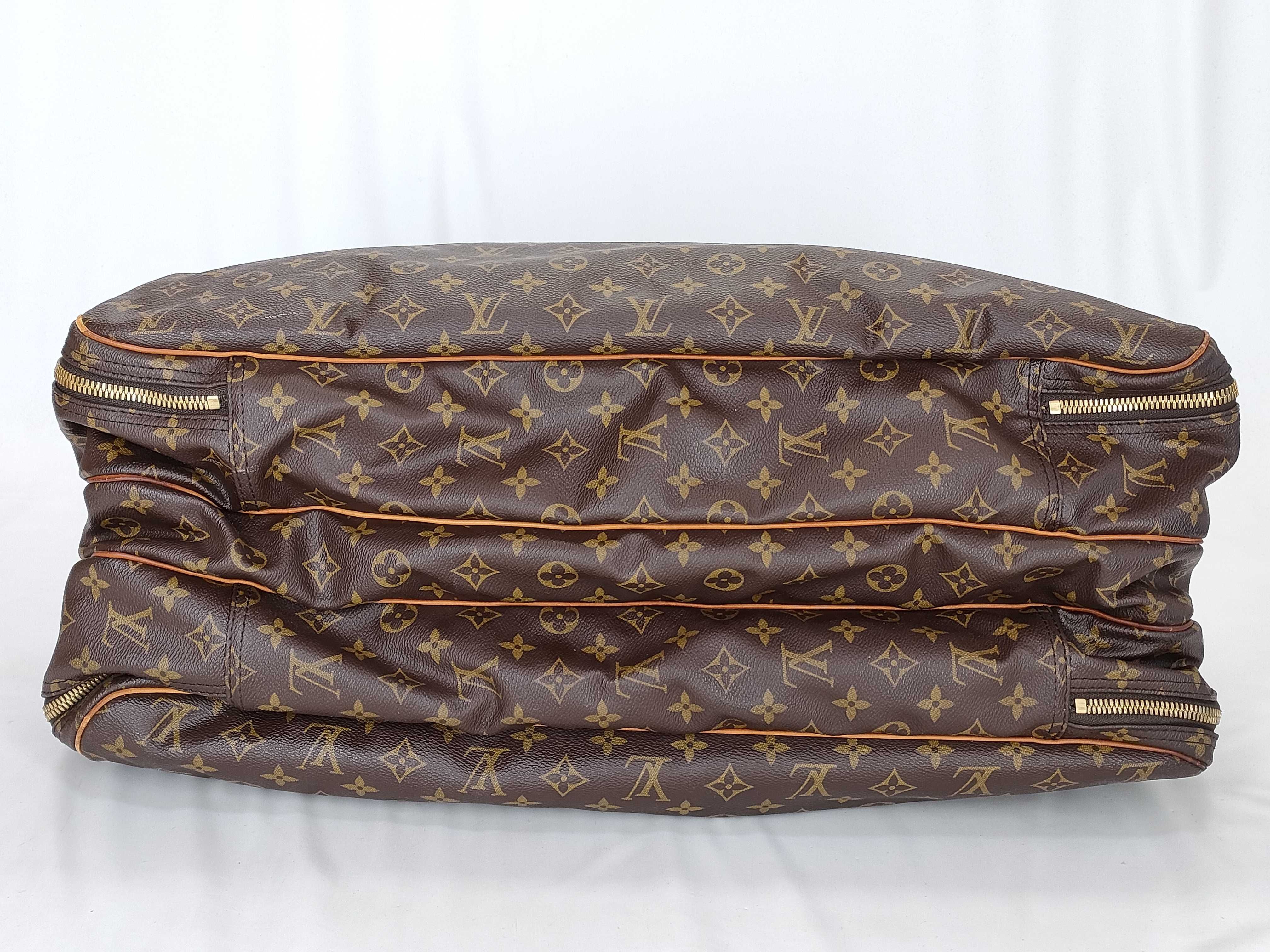 Monogram Louis Vuitton Monogram Alizé en Poche M41393 VI1926 Brown Boston Bag — view 8