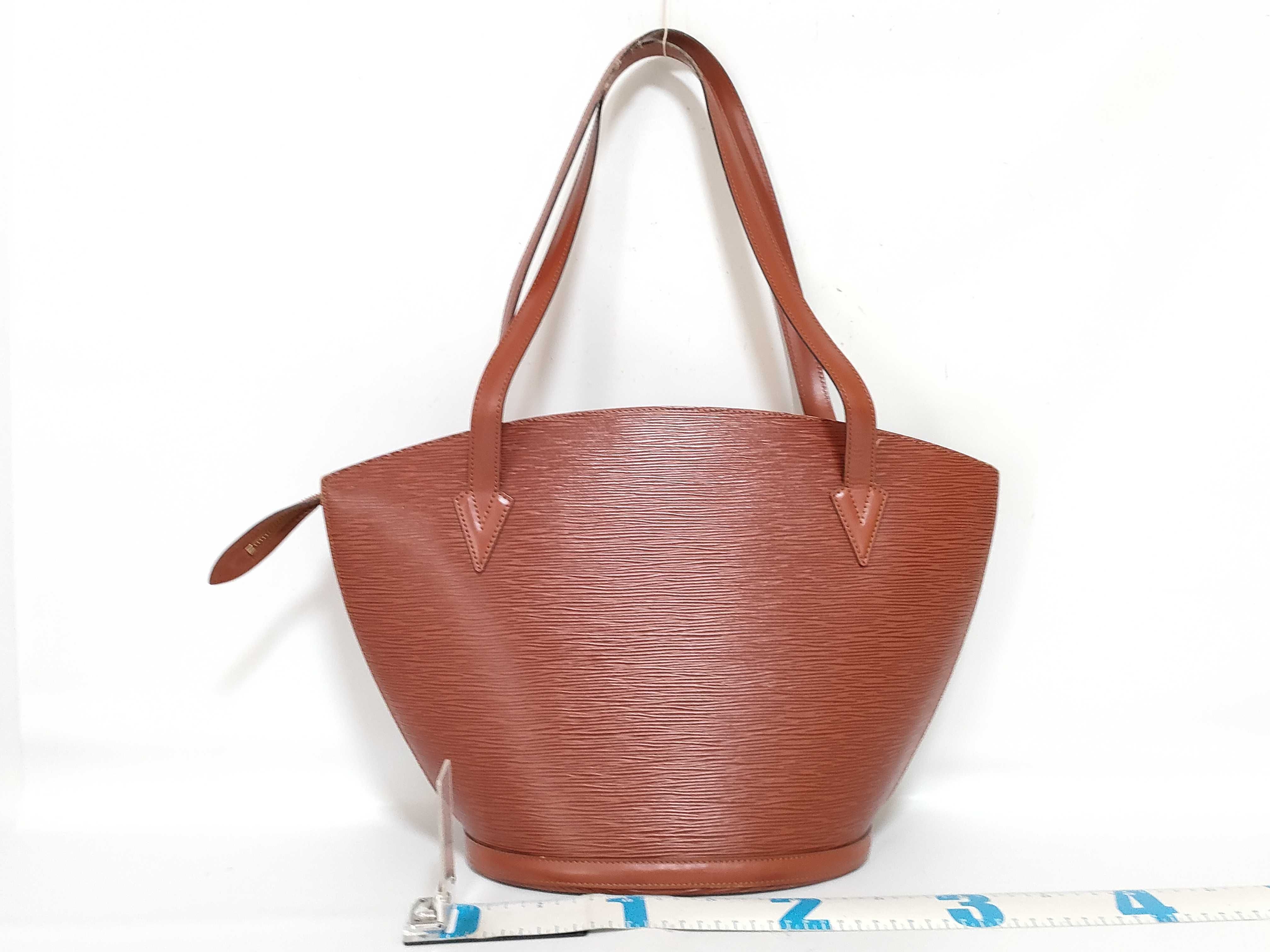 Epi Saint Jacques Brown Shoulder Bag M52267 — view 2