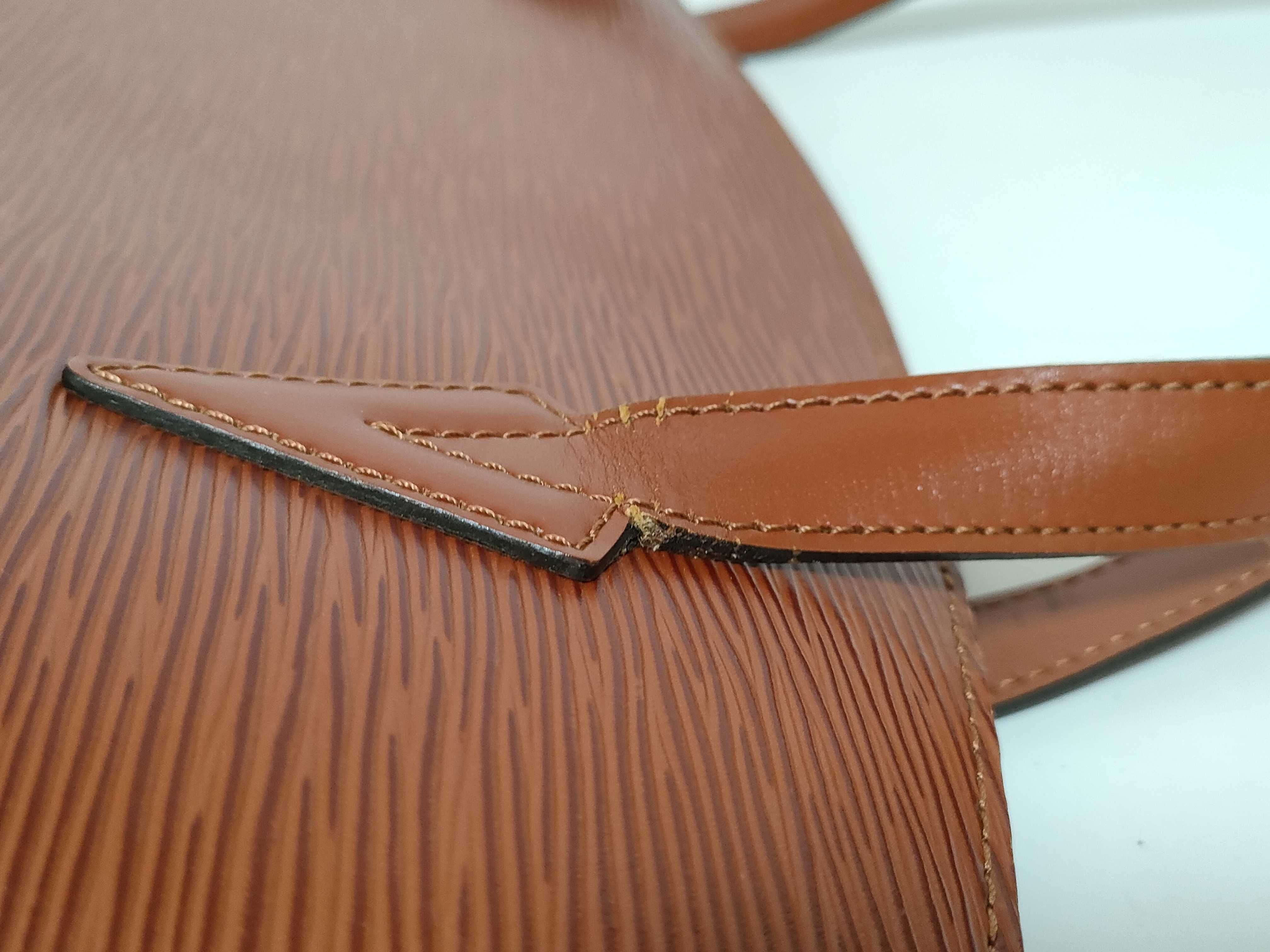 Epi Saint Jacques Brown Shoulder Bag M52267 — view 5