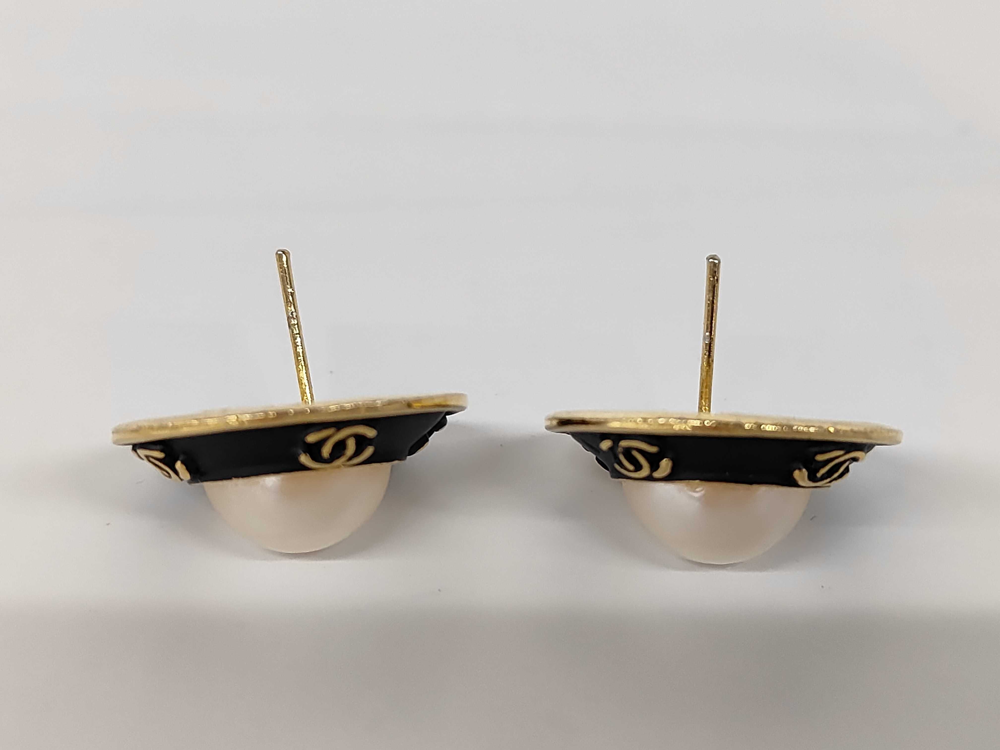 faux pearl earrings — view 4