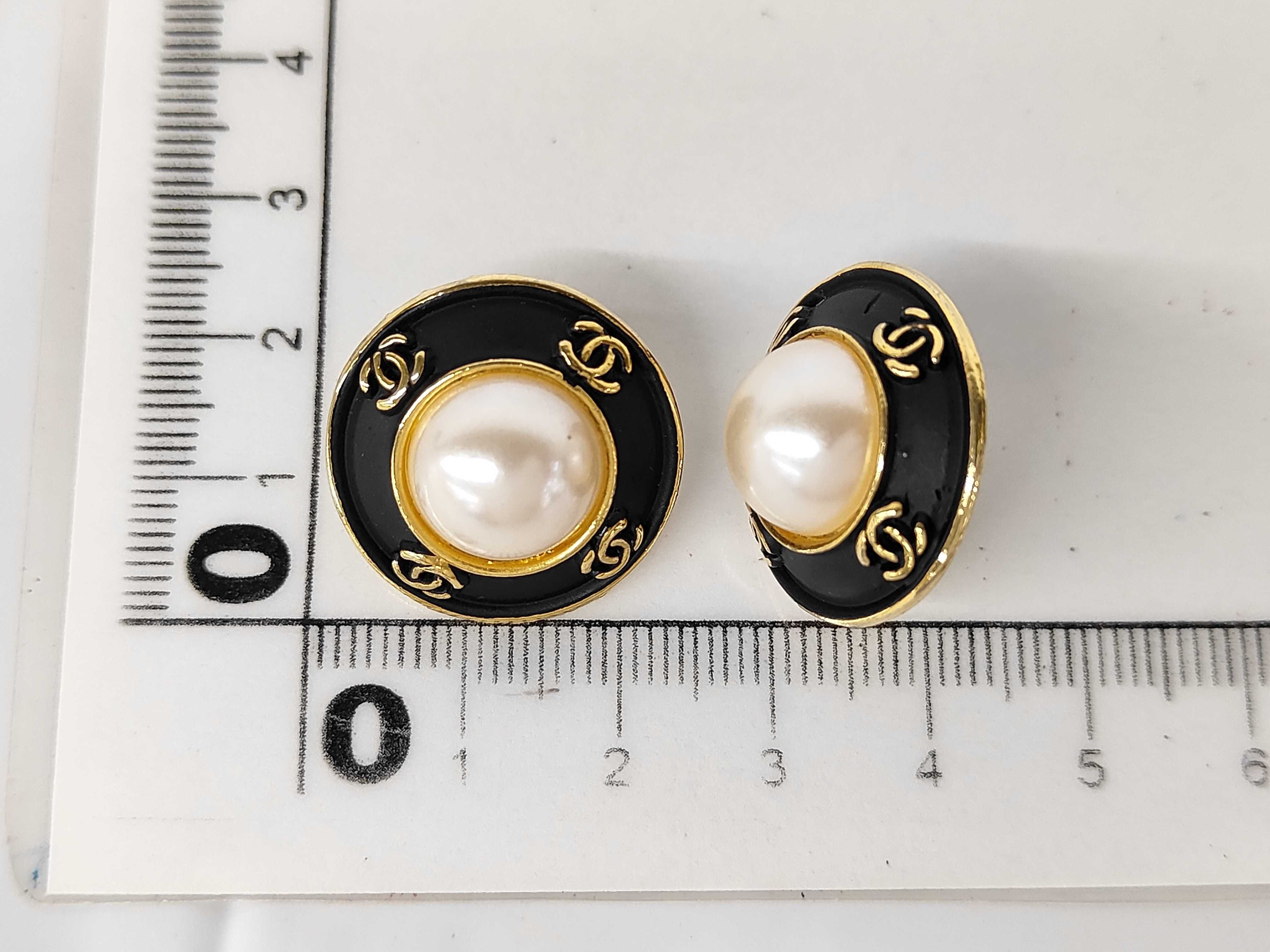 faux pearl earrings — view 6