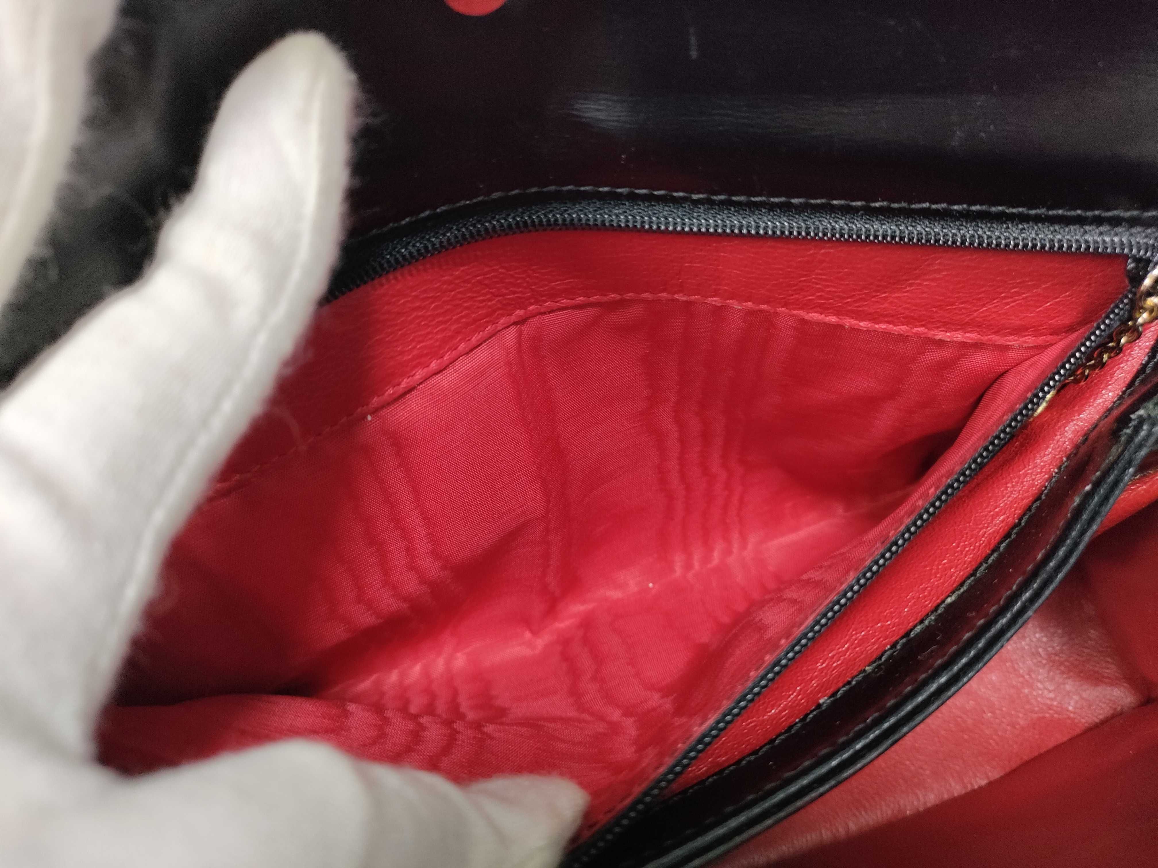 Leather G Logo Handbag, Black — view 15