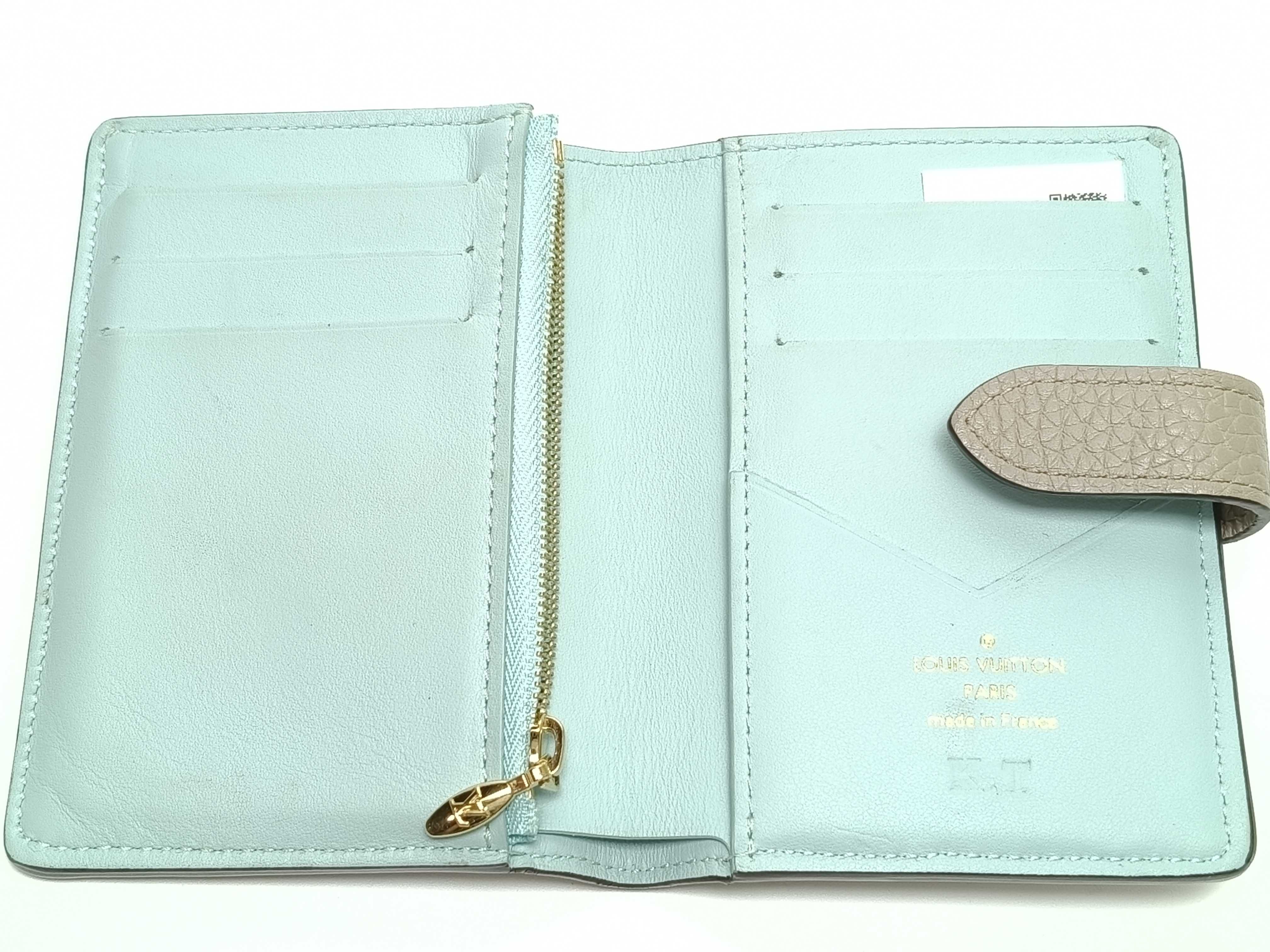 Taurillon Vertical Galet Compact Wallet M82198 RFID Detectable Folding Wallet — view 13
