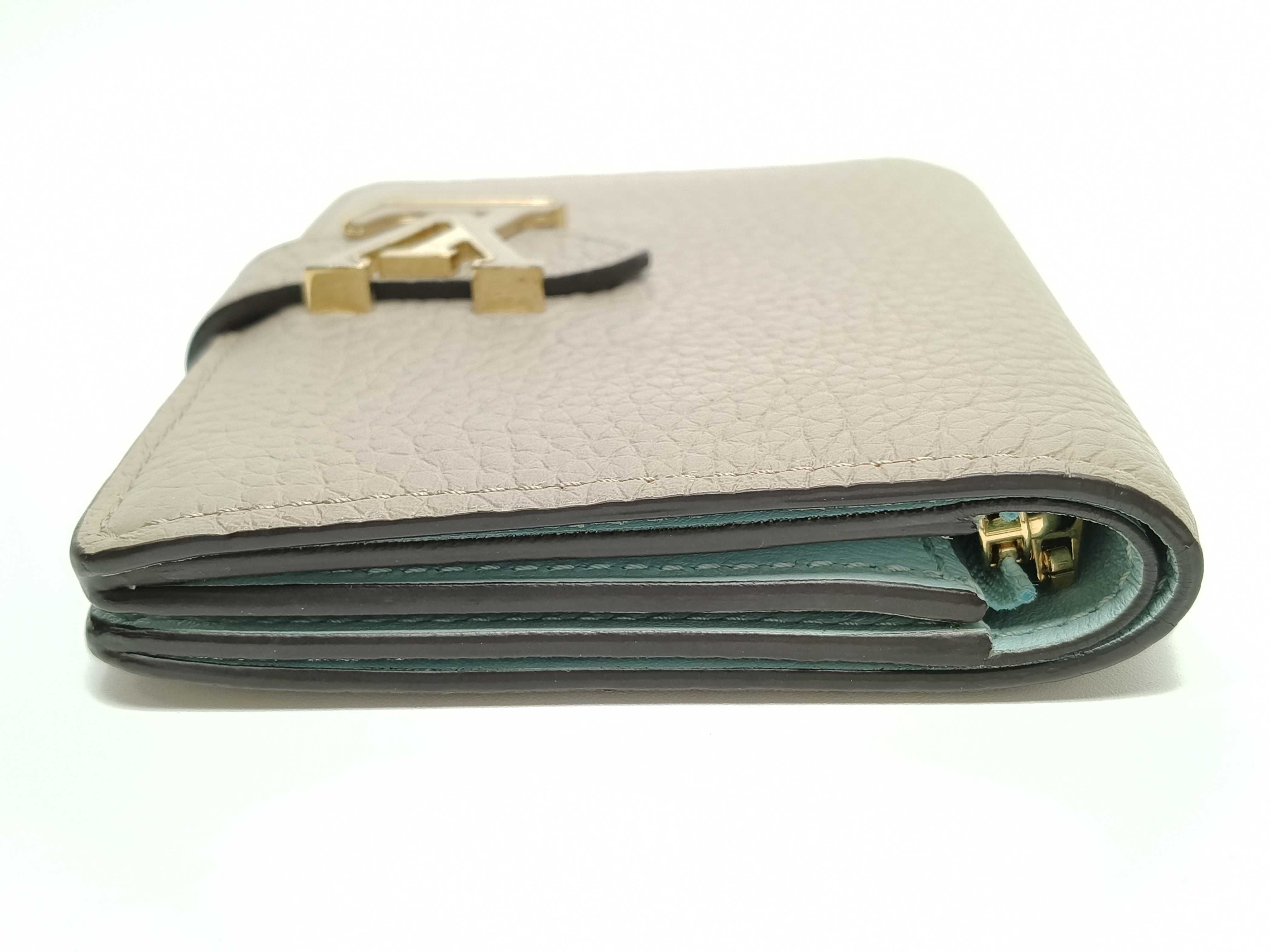 Taurillon Vertical Galet Compact Wallet M82198 RFID Detectable Folding Wallet — view 6