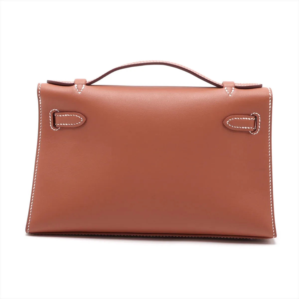 [Individually packaged] Hermes Pochette Kelly, Veau Swift leather, gold, silver hardware, K: 2025 — view 2