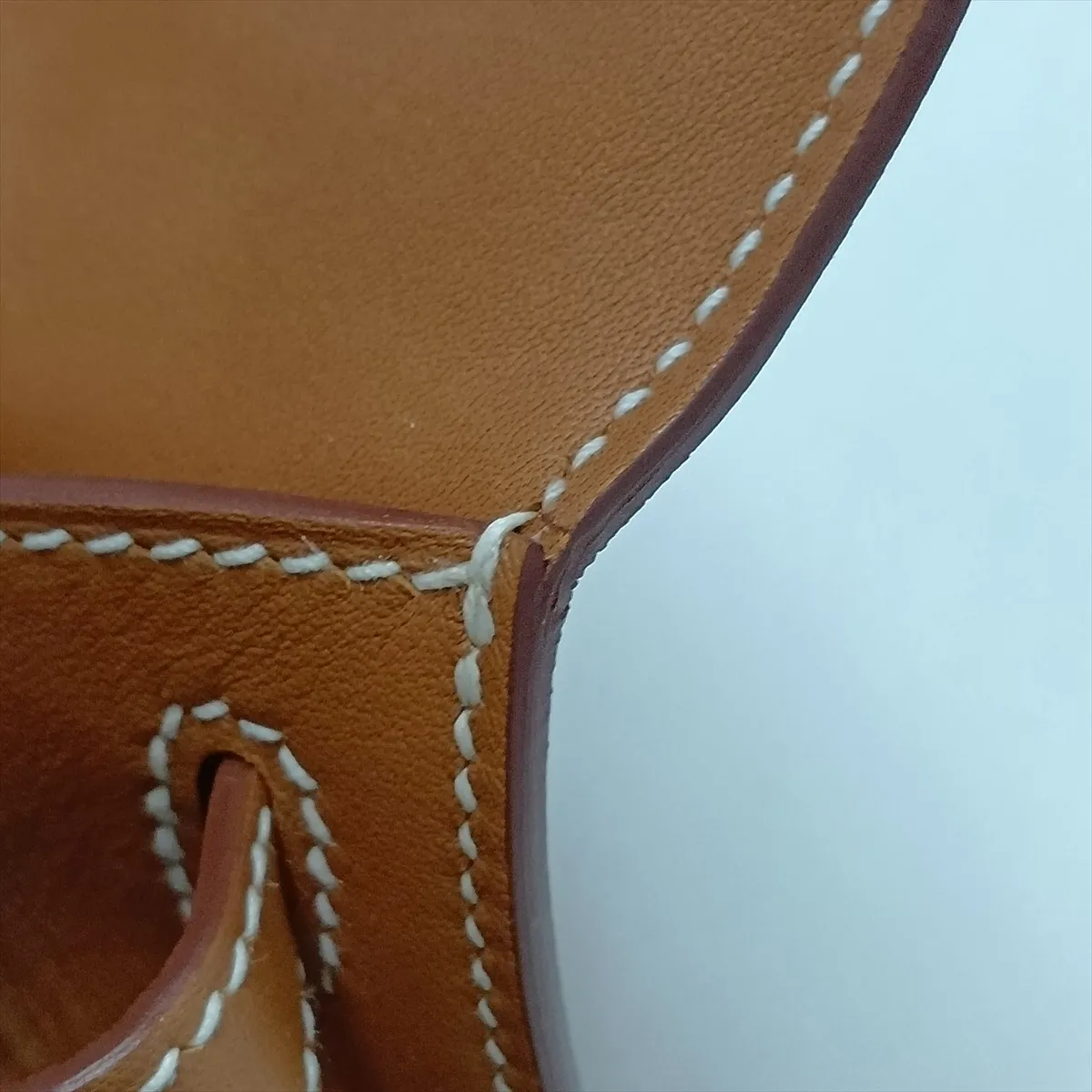 [Individually packaged] Hermes Pochette Kelly, Veau Swift leather, gold, silver hardware, K: 2025 — view 12