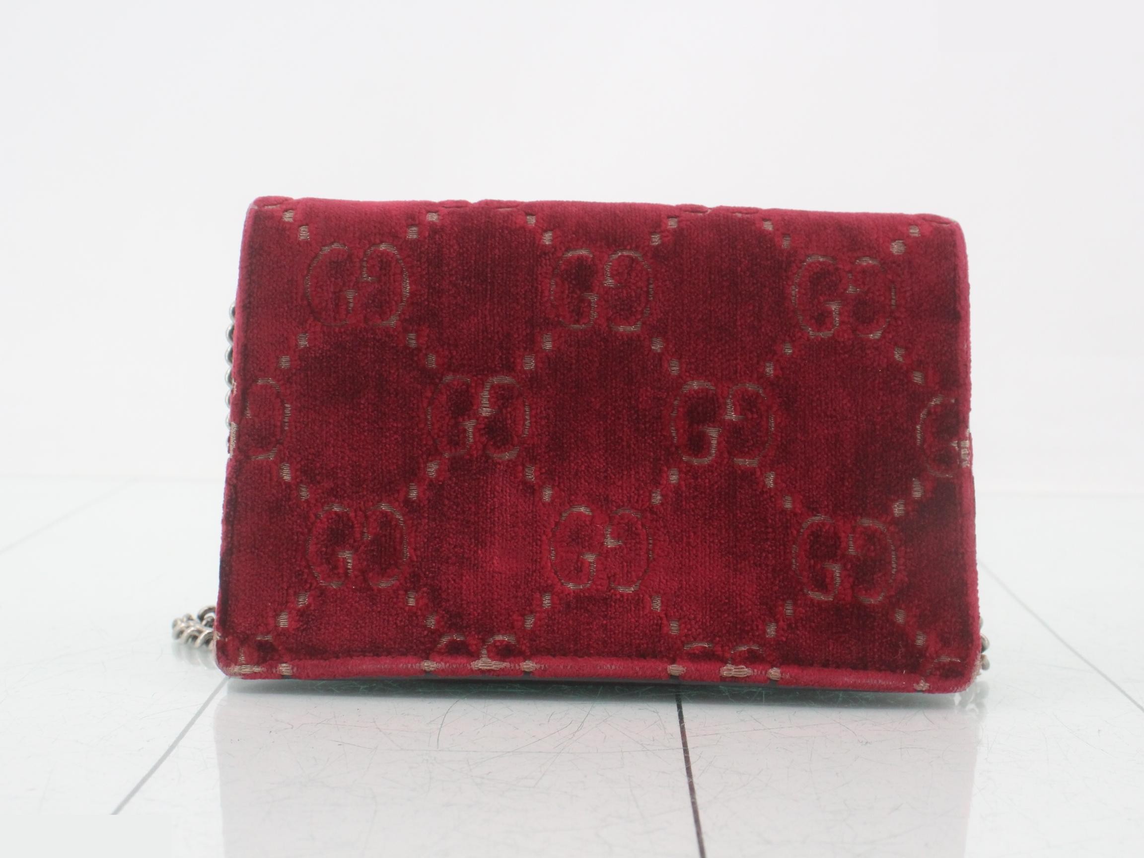 Dionysus GG Velvet Shoulder Bag — view 2
