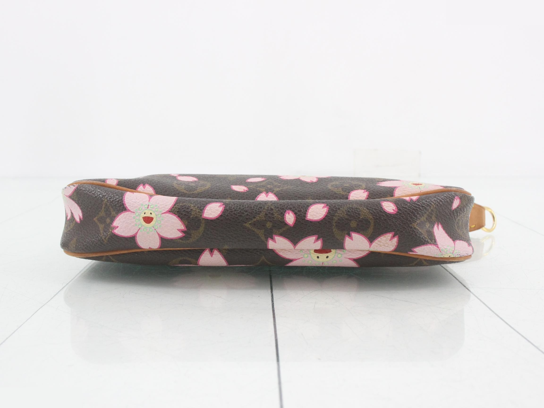 Monogram Cherry Blossom Takashi Murakami Pochette Accessoires — view 3