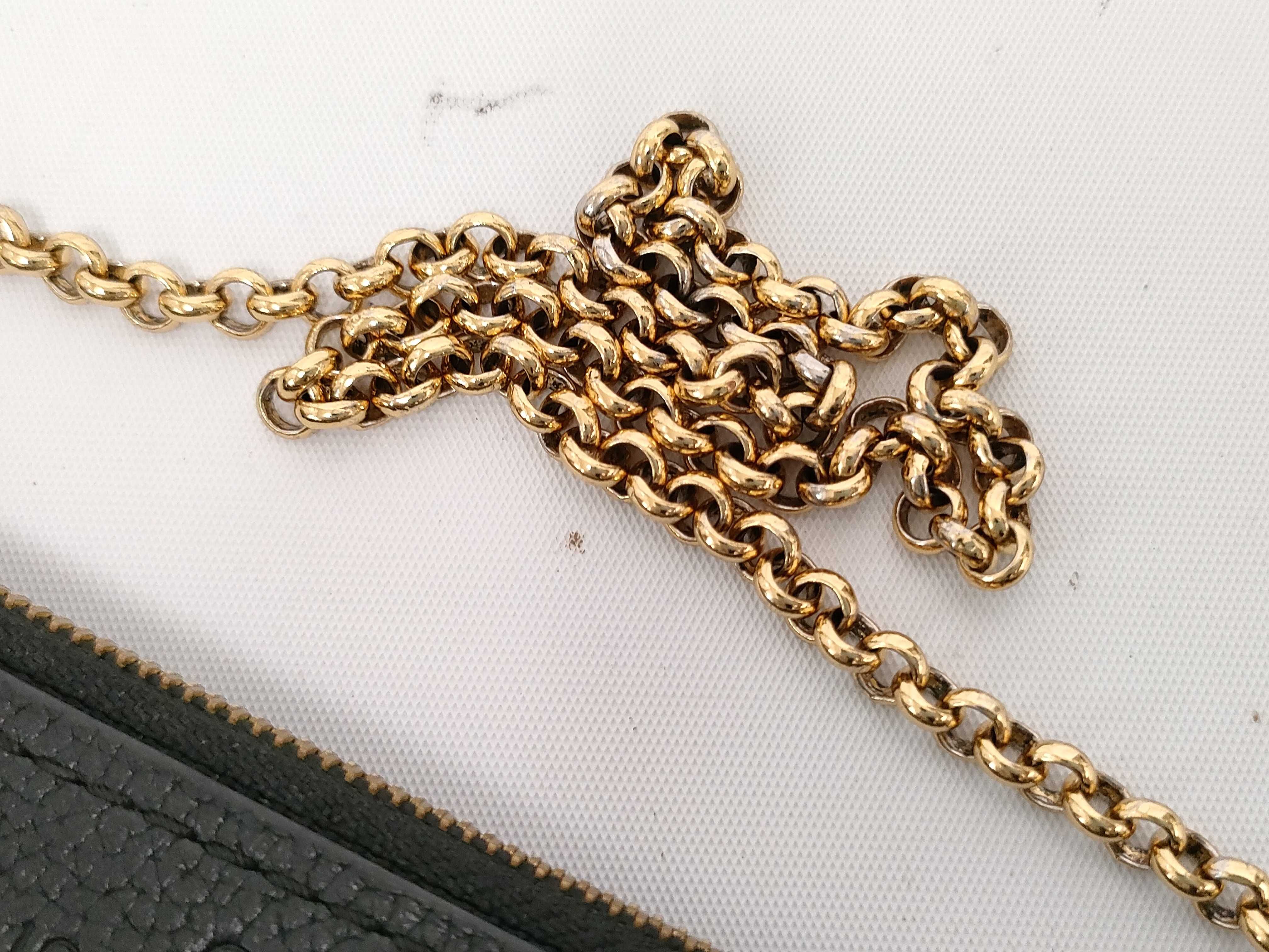 Monogram Louis Vuitton Monogram x Leather Pallas Clutch M41639 Brown x Black DU2117 Shoulder Bag — view 4