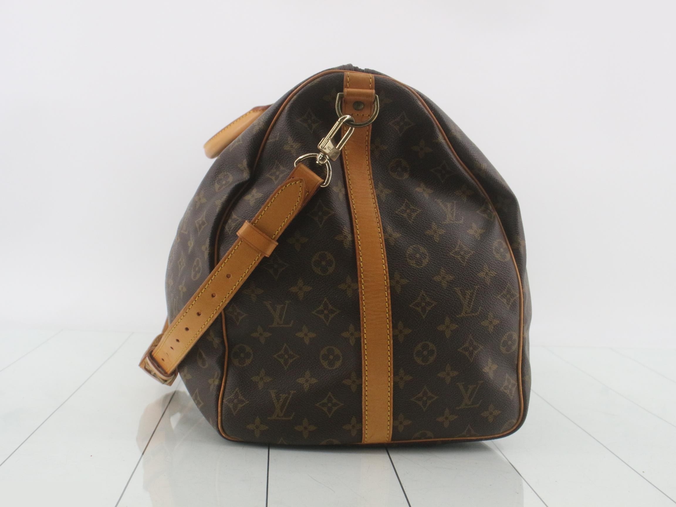 Keepall Bandoulière 60 with shoulder strap — view 3