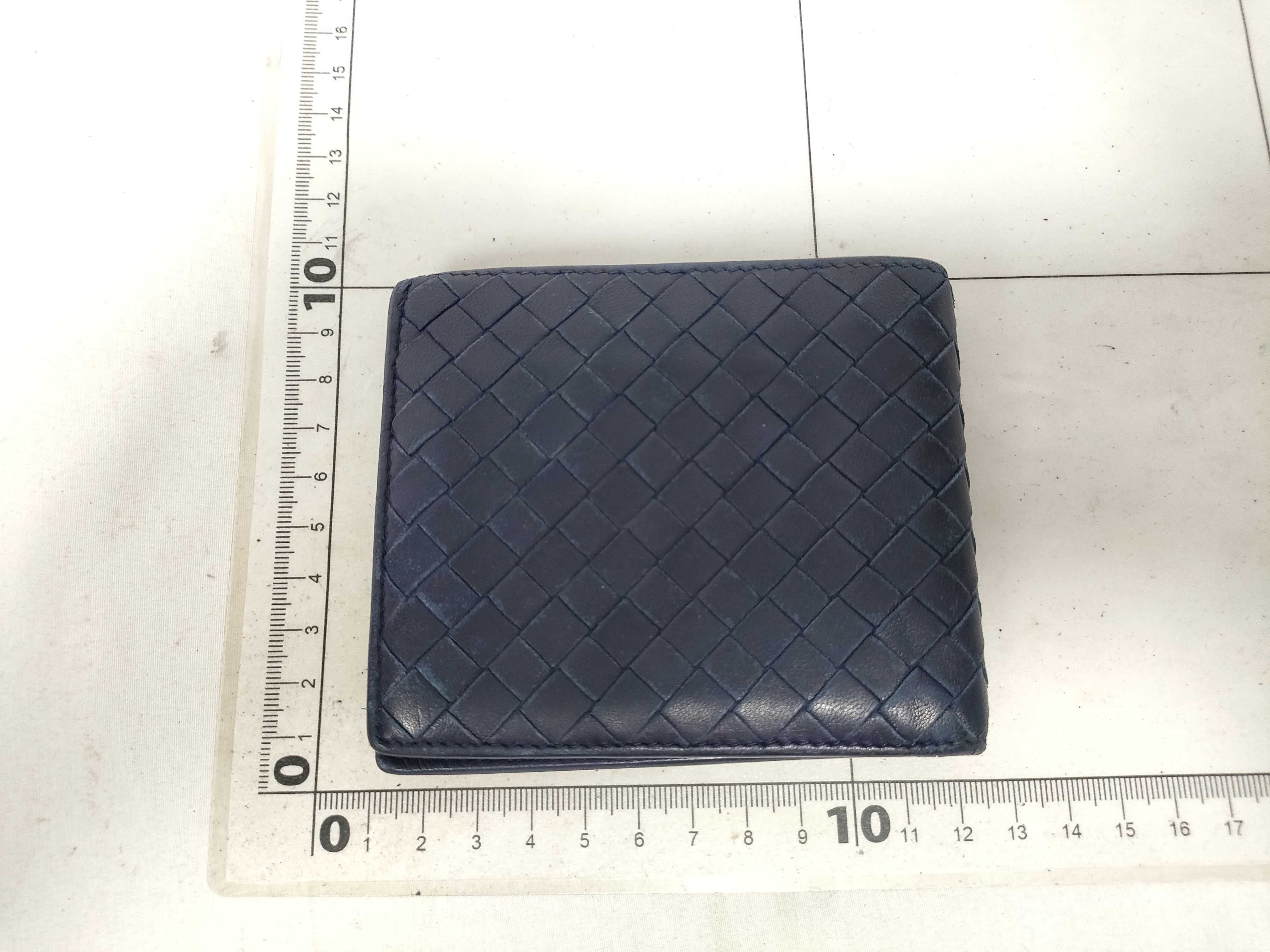 Intrecciato Bi-fold Wallet Blue P00984610B Billfold — view 2