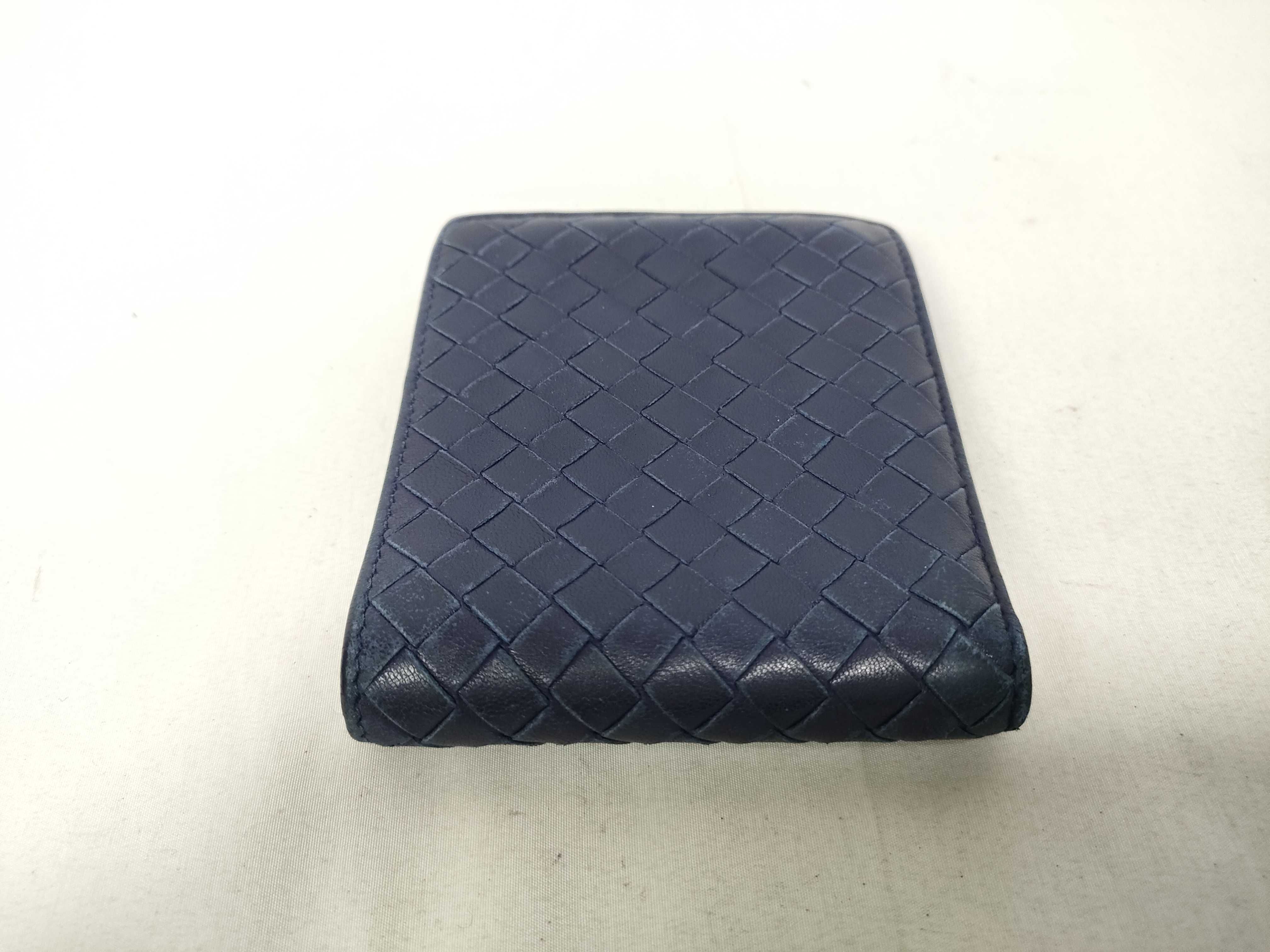 Intrecciato Bi-fold Wallet Blue P00984610B Billfold — view 6