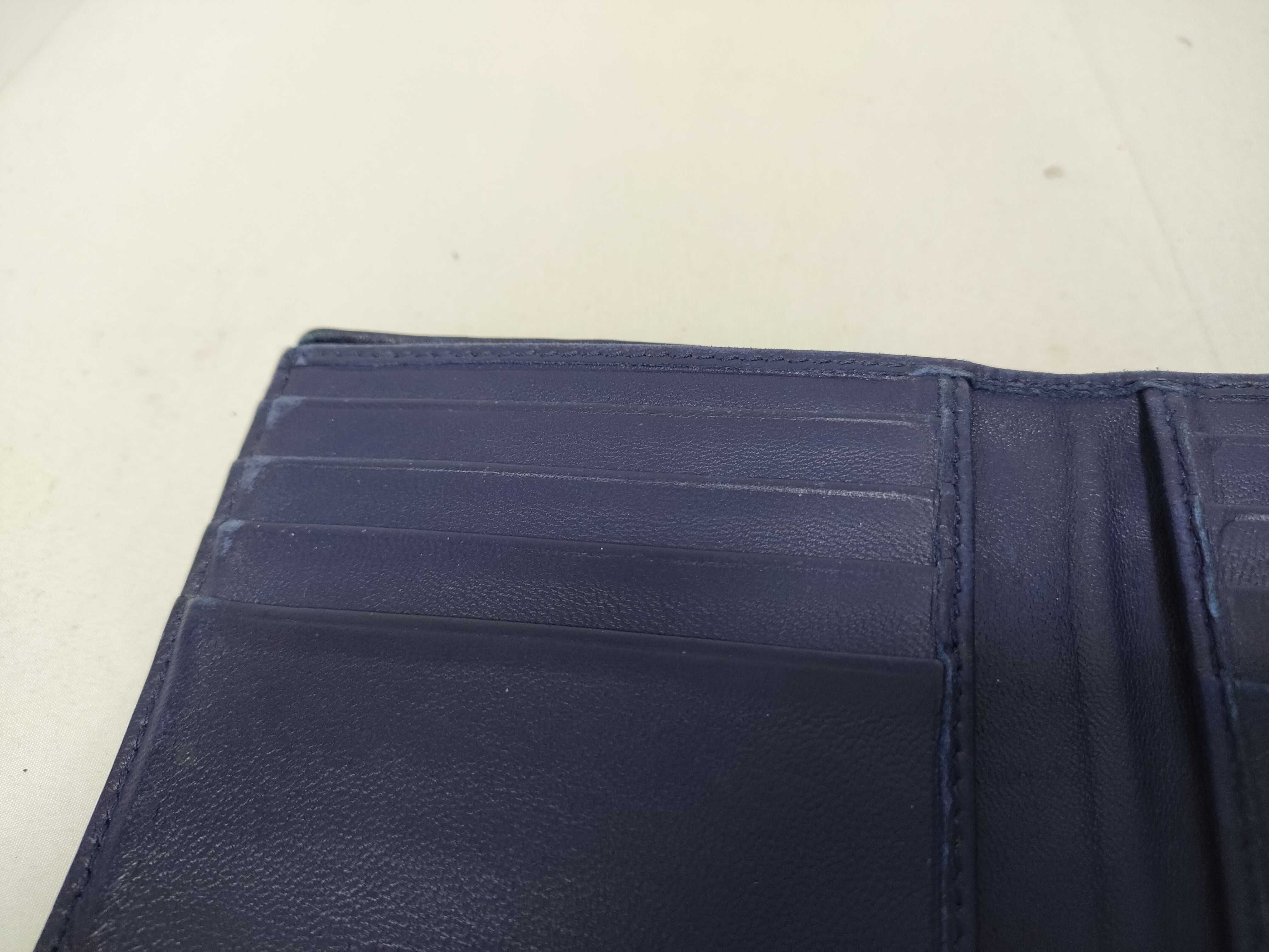 Intrecciato Bi-fold Wallet Blue P00984610B Billfold — view 9