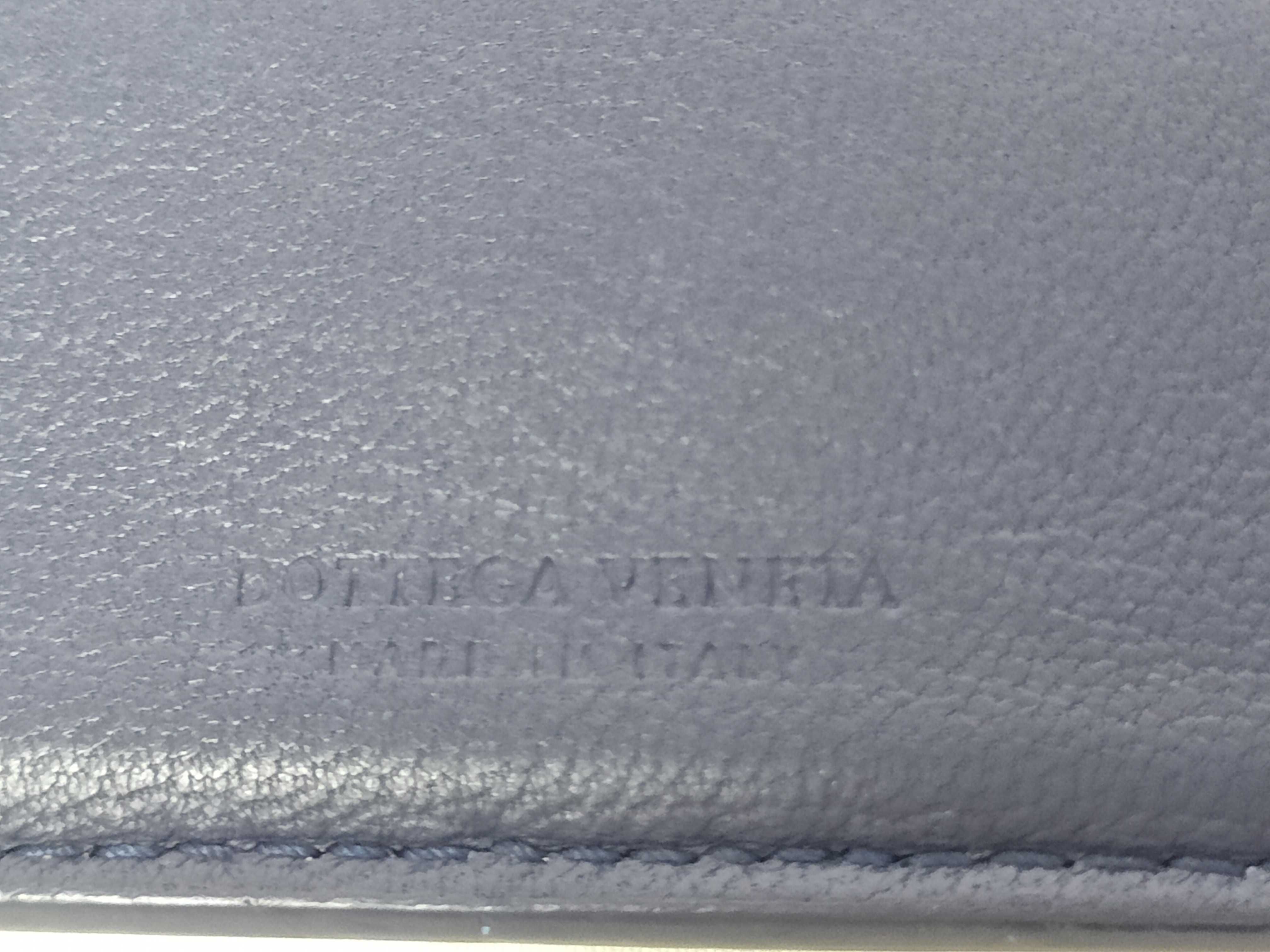 Intrecciato Bi-fold Wallet Blue P00984610B Billfold — view 10