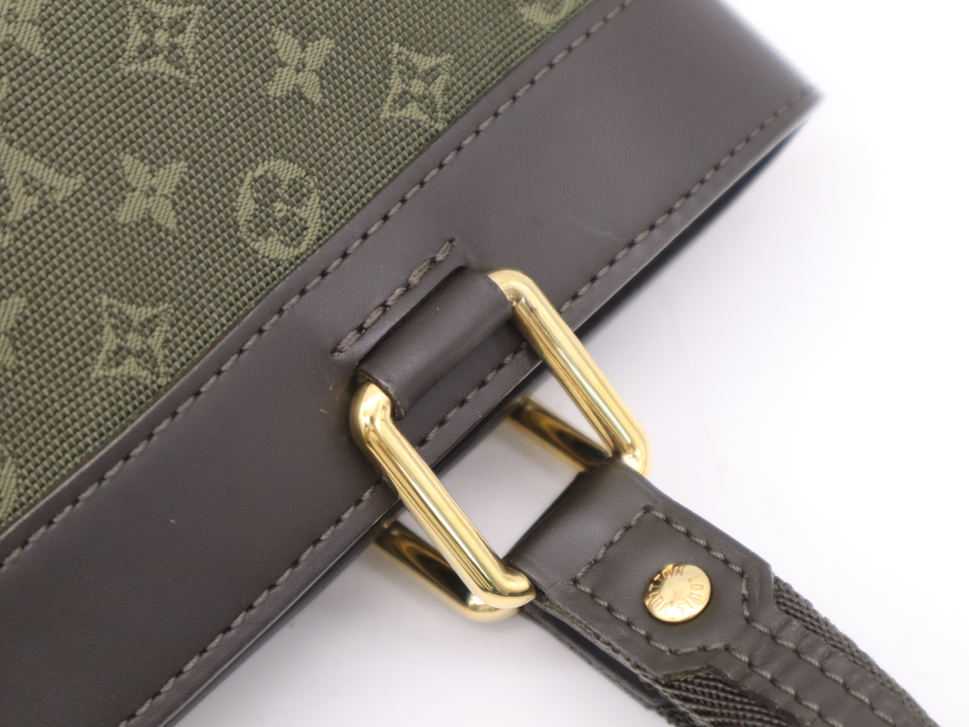 M92682 Monogram Mini Lucille PM Khaki Handbag — view 8