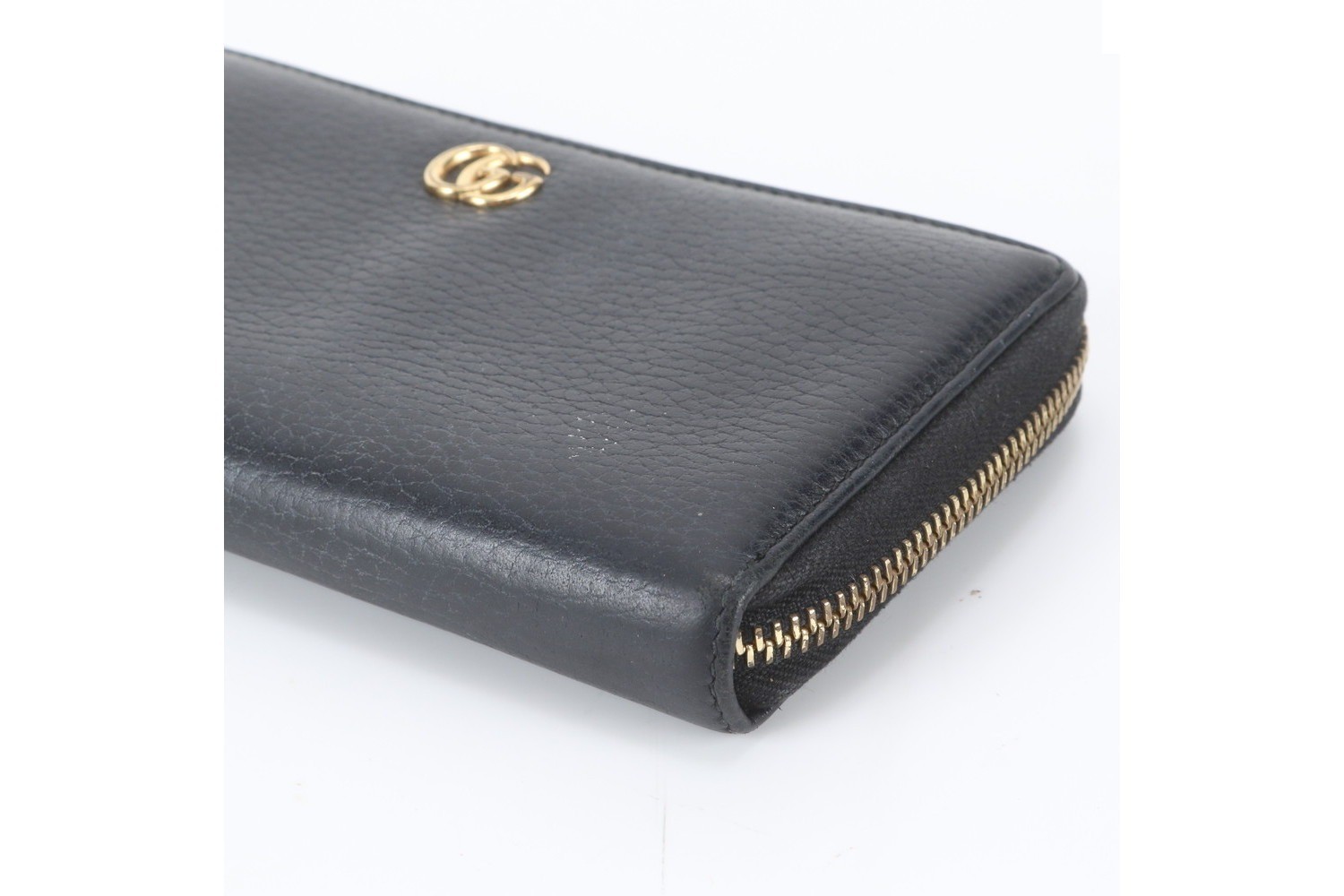 GG Marmont 456117 Leather Long Wallet — view 3