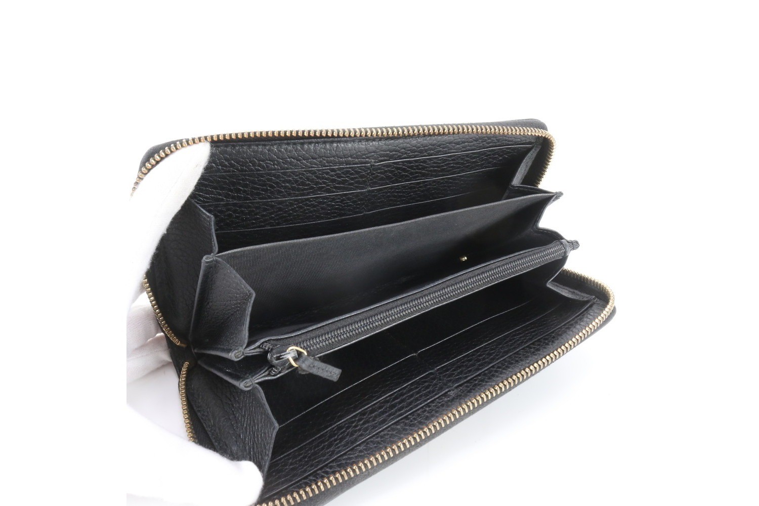 GG Marmont 456117 Leather Long Wallet — view 6