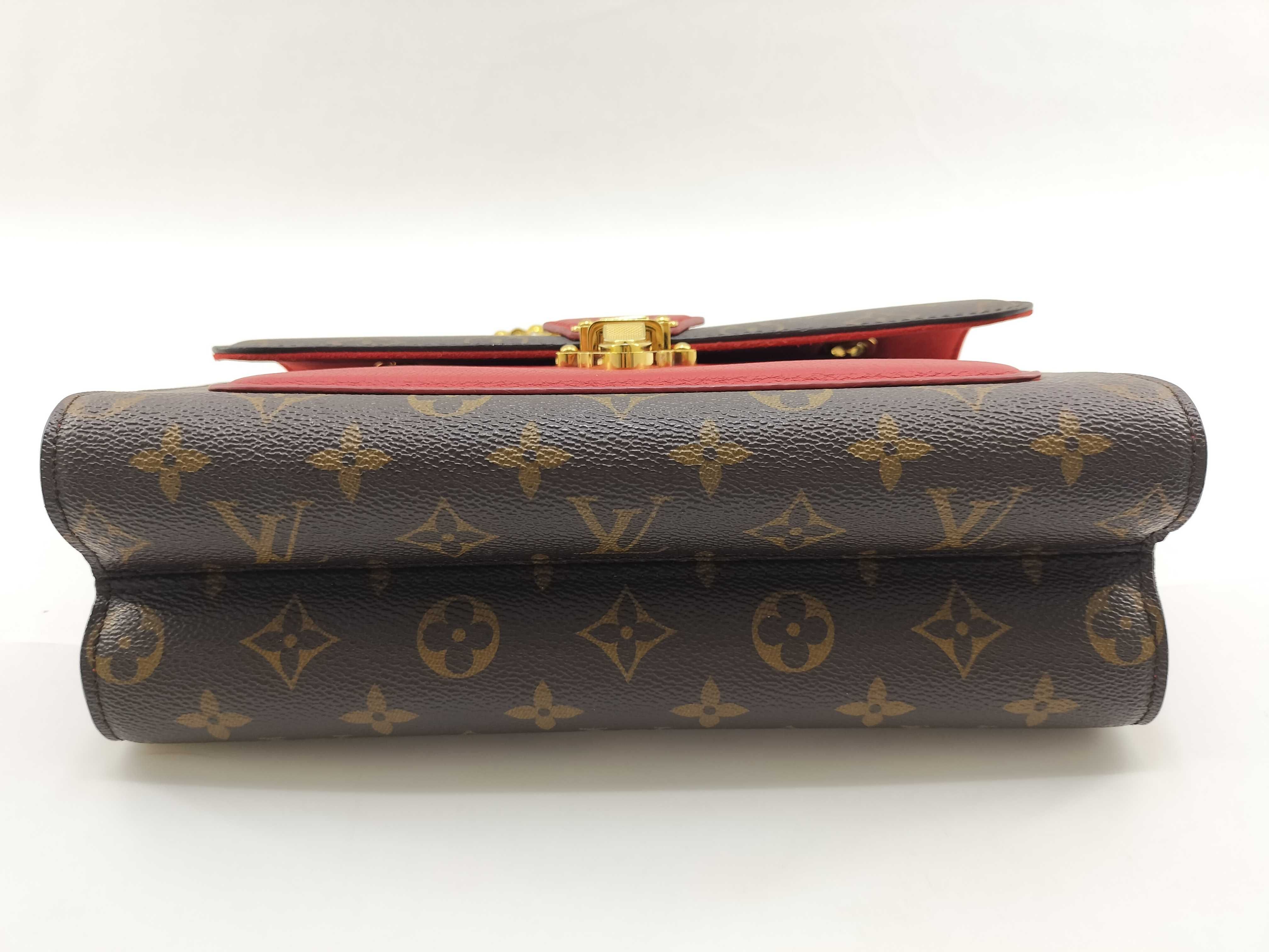 Monogram Victoire Red Bag Shoulder Bag — view 3