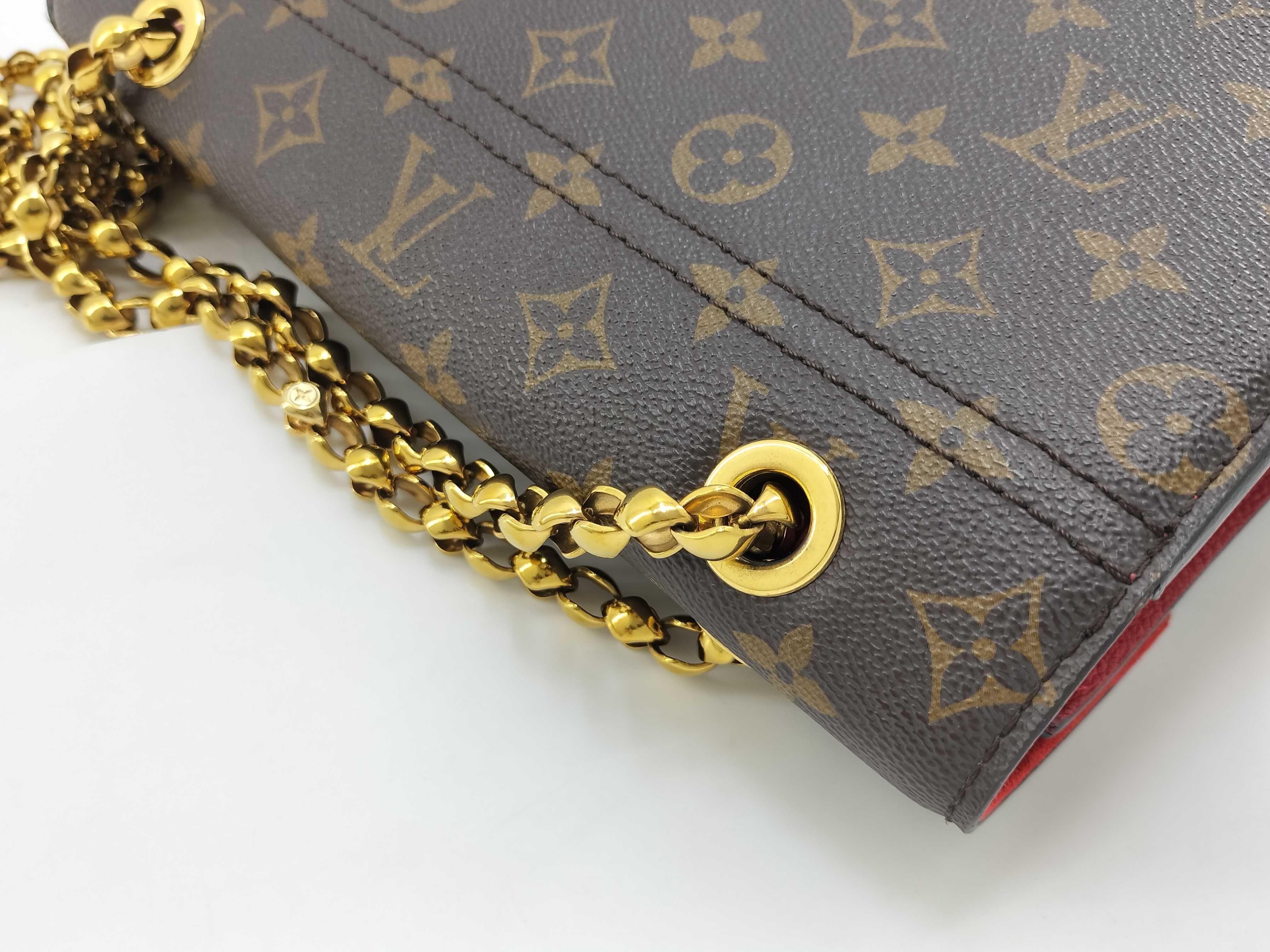 Monogram Victoire Red Bag Shoulder Bag — view 6
