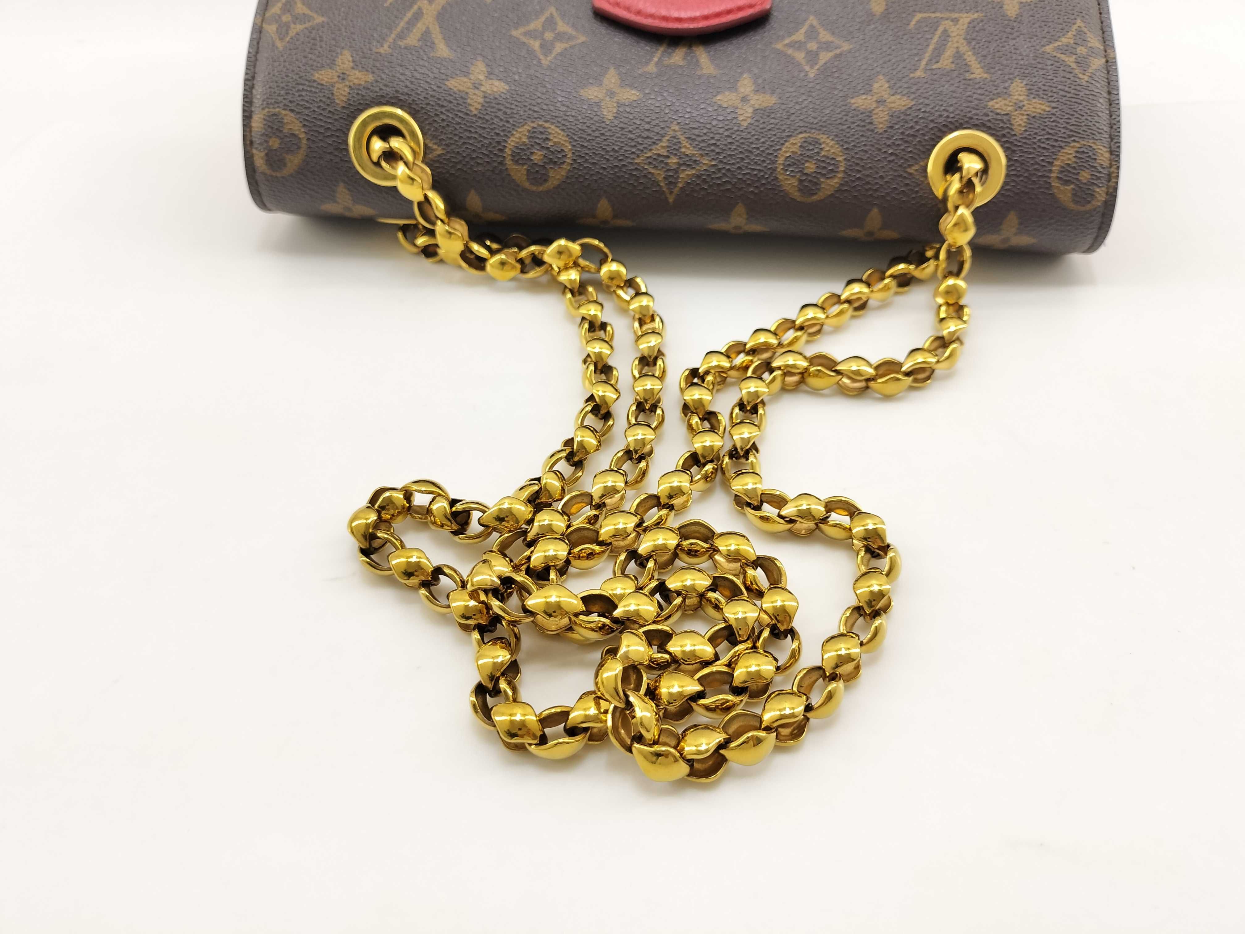 Monogram Victoire Red Bag Shoulder Bag — view 7