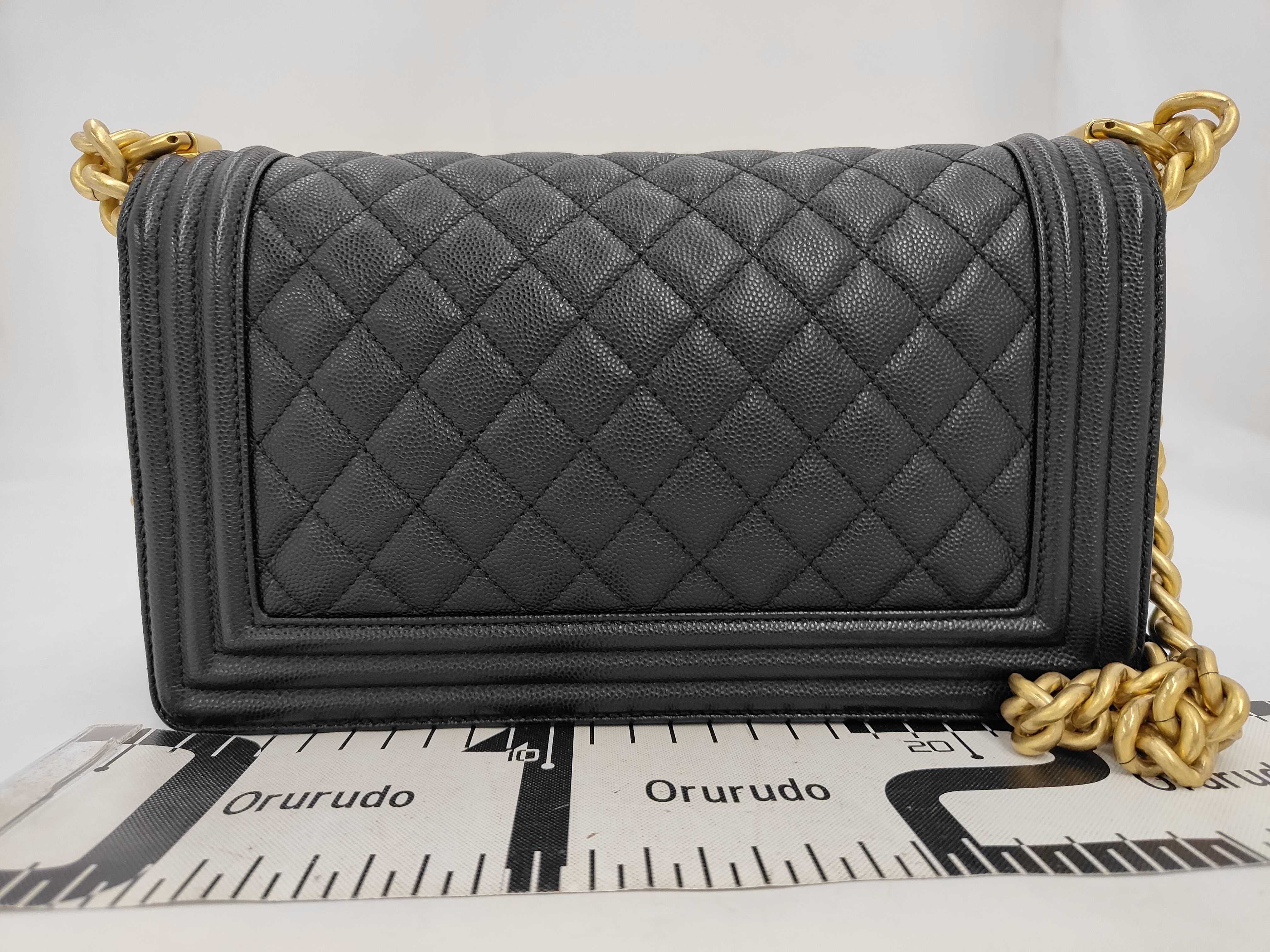 Boy Chanel Caviar Skin Shoulder Bag — view 2