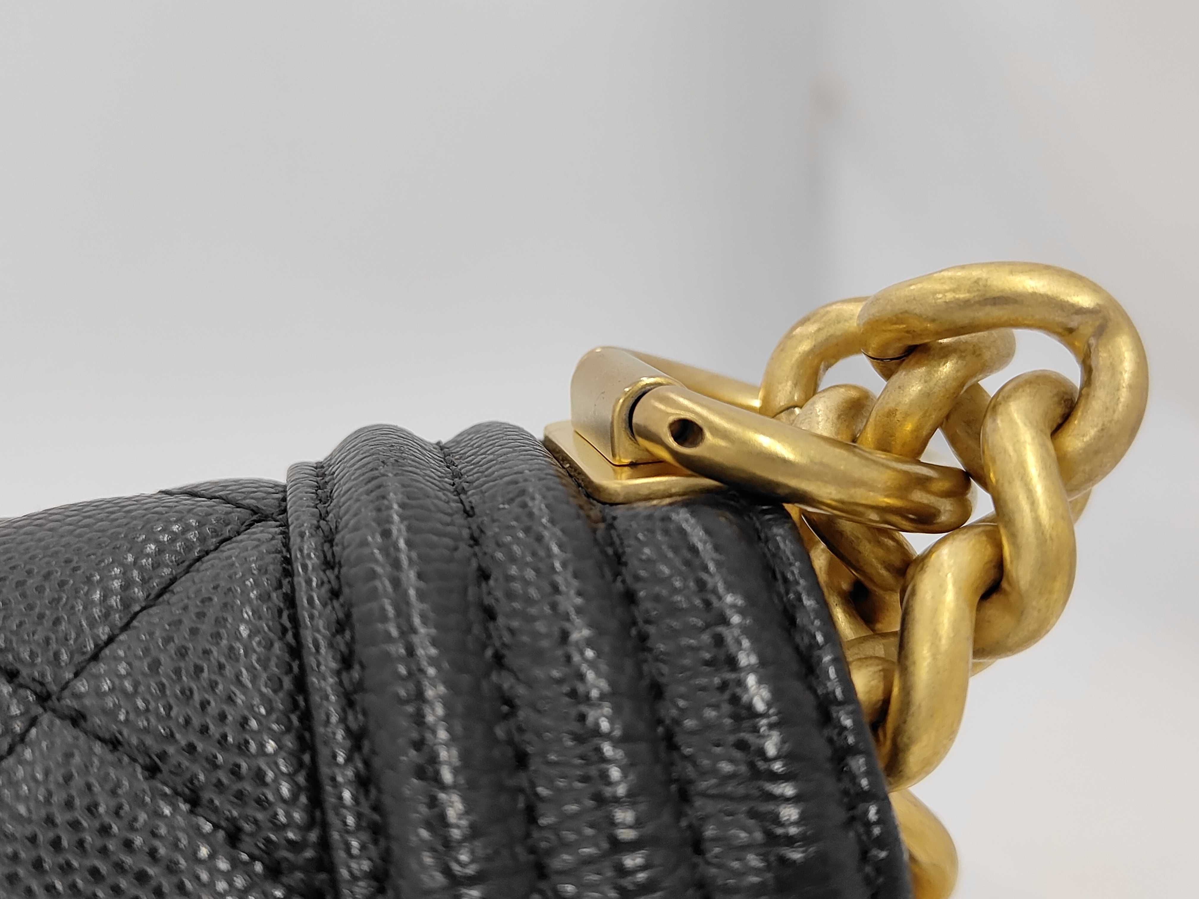 Boy Chanel Caviar Skin Shoulder Bag — view 3